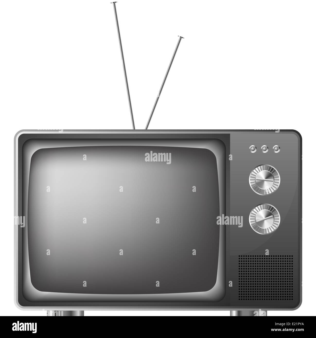 Retro-TV Stockfoto