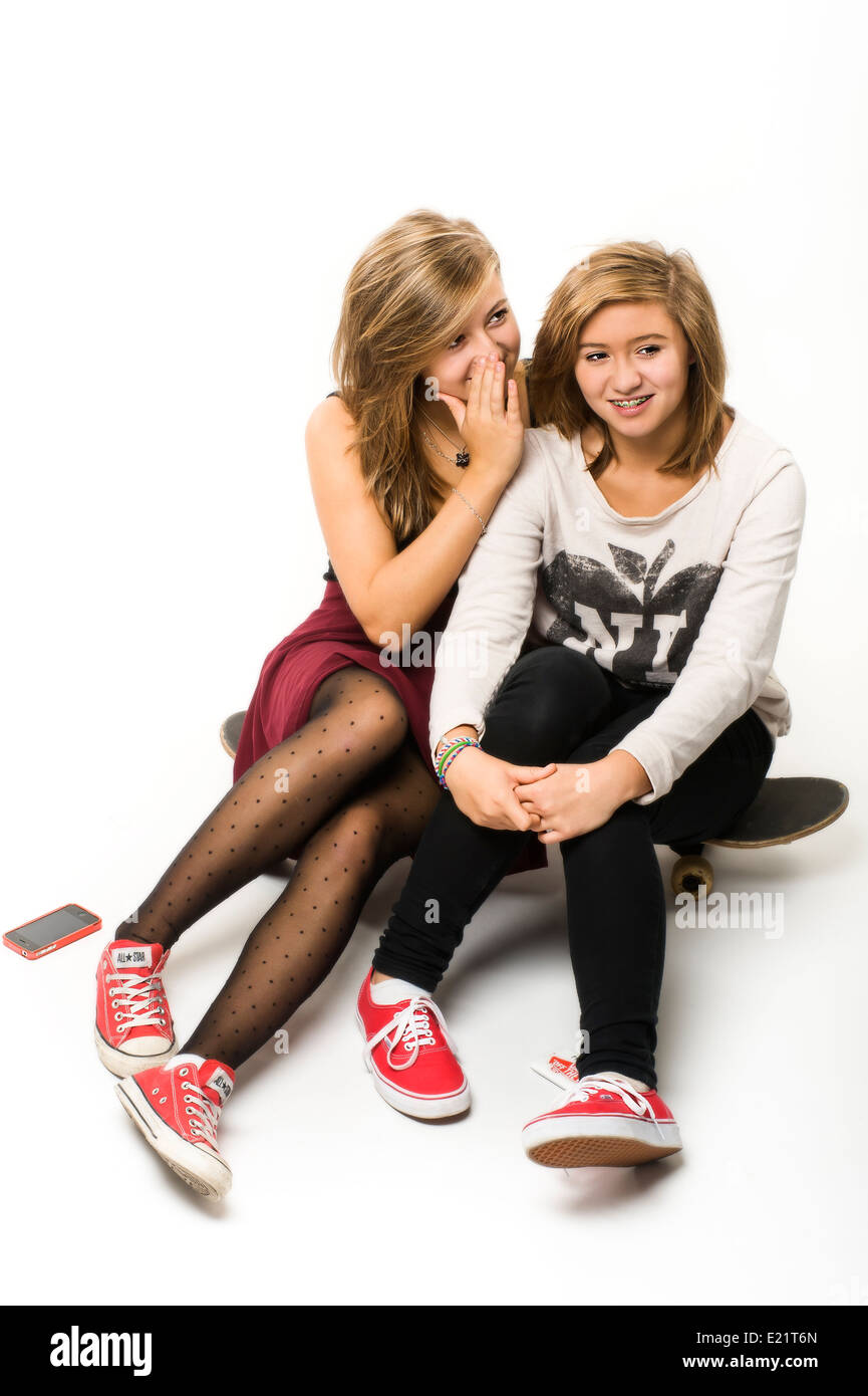 Teenager-Schwestern Stockfoto
