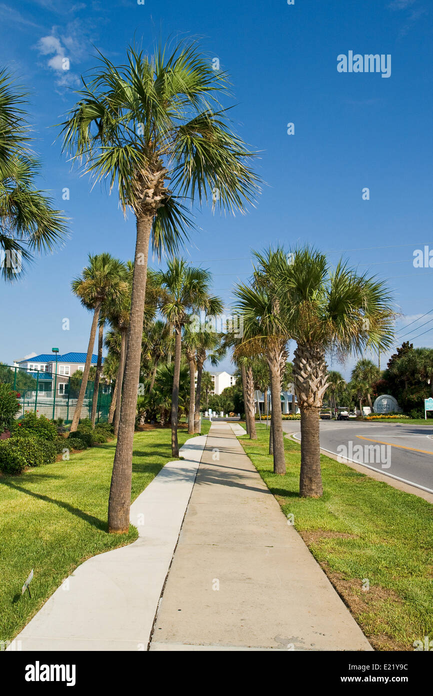 Destin Straße Stockfoto