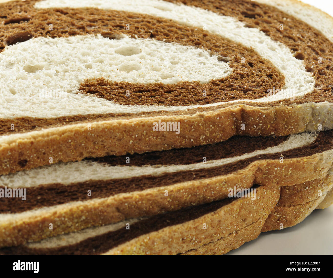 Wirbel-Roggenbrot Stockfoto