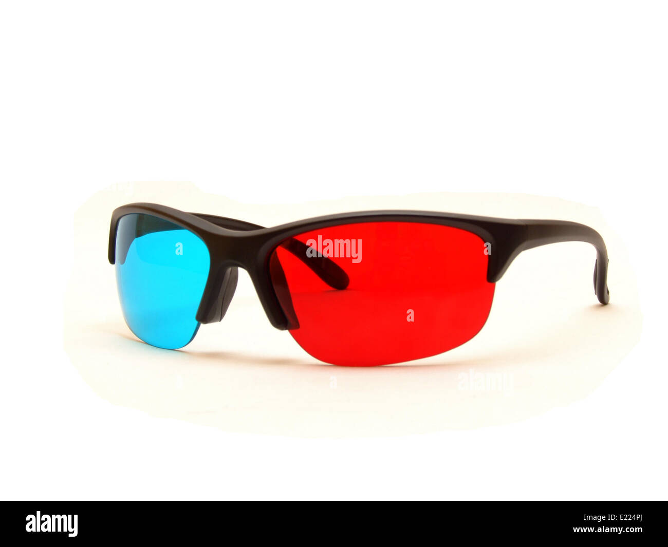 rot Cyan 3D Brille Stockfoto