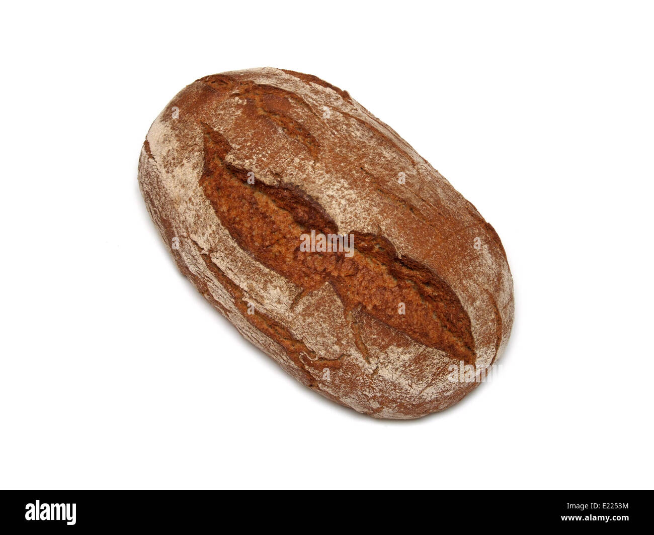 Schwarzbrot Stockfoto