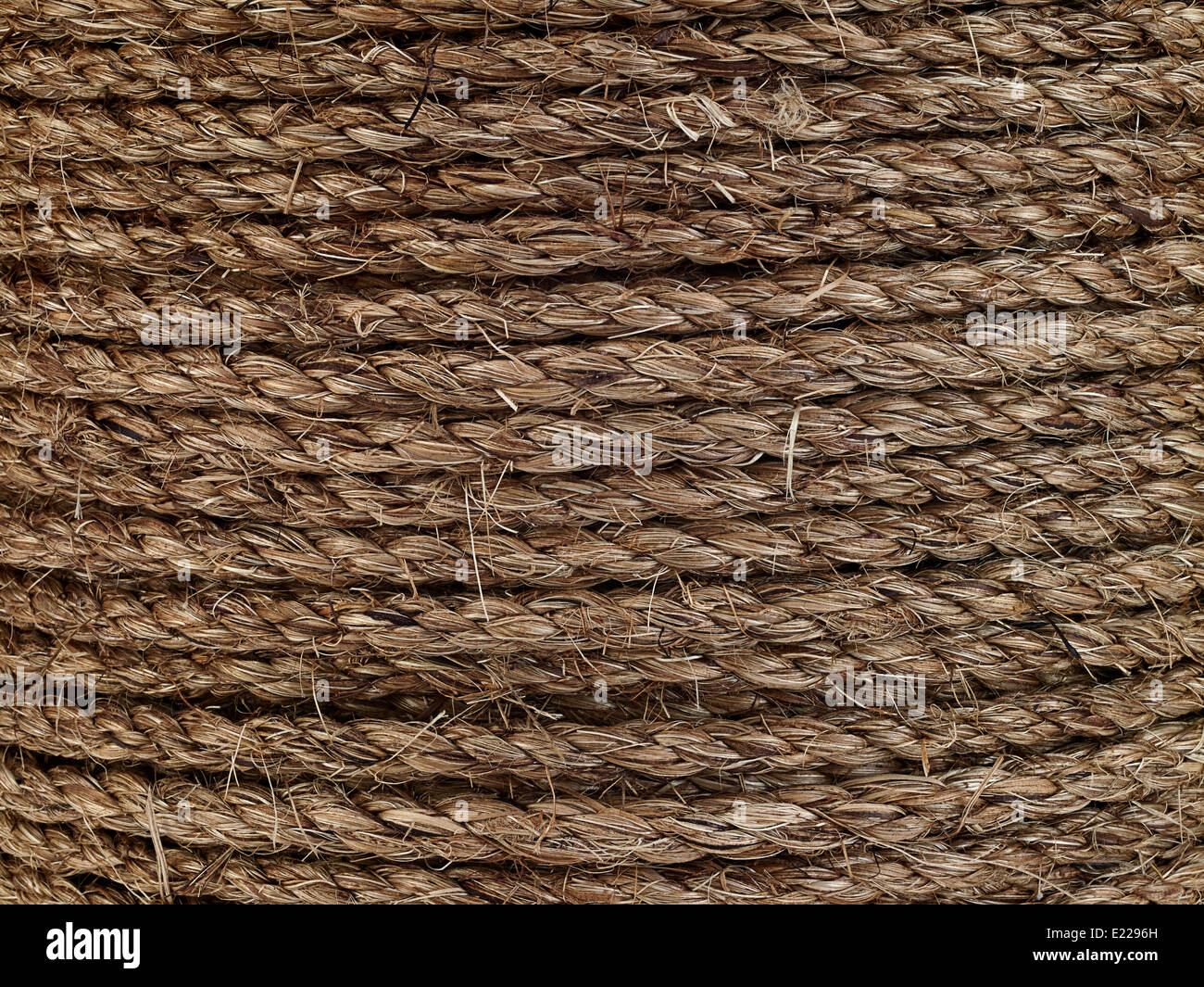 Gewickelte Seil Detail Stockfoto