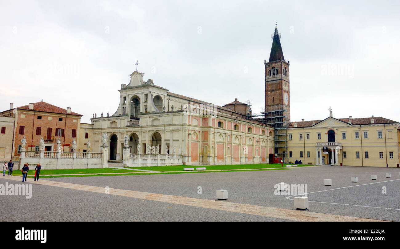 Polirone Abbey im Zentrum von San Benedetto Po, Italien Stockfoto