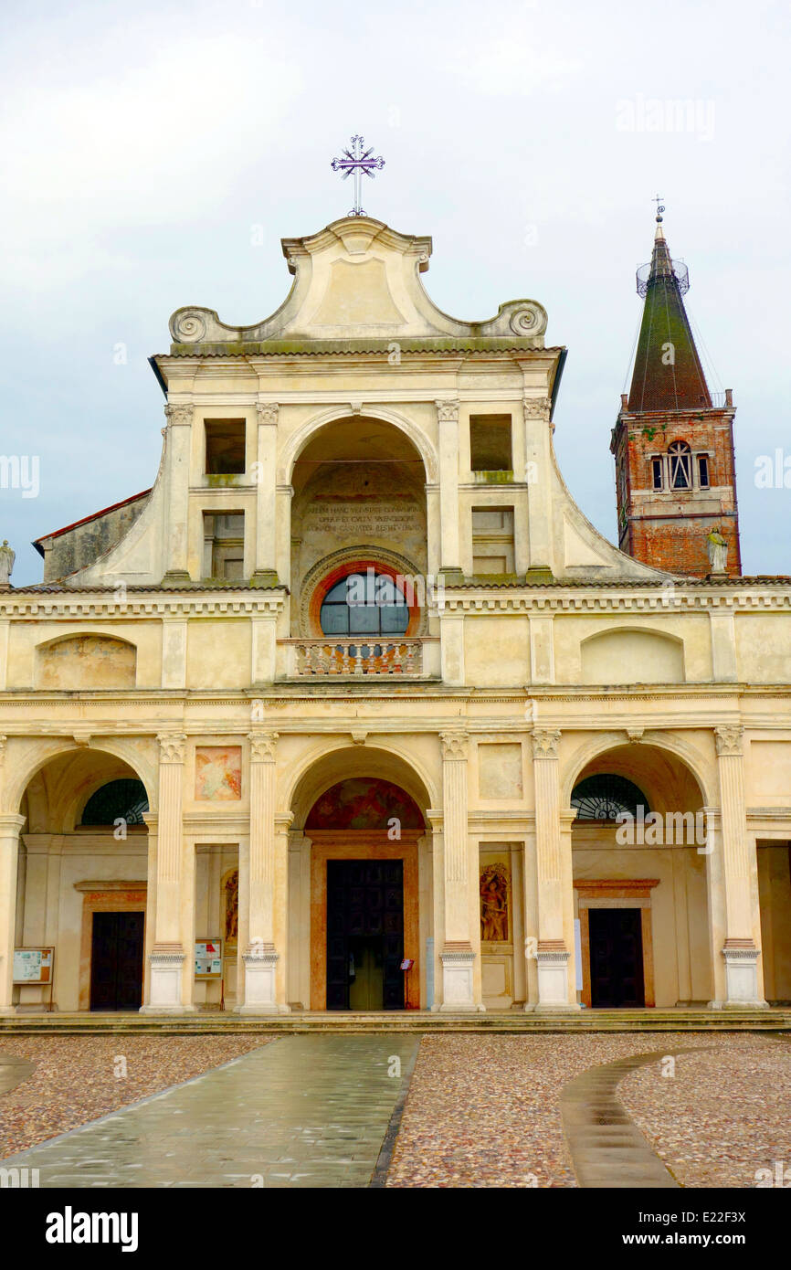 Polirone Abbey im Zentrum von San Benedetto Po, Italien Stockfoto