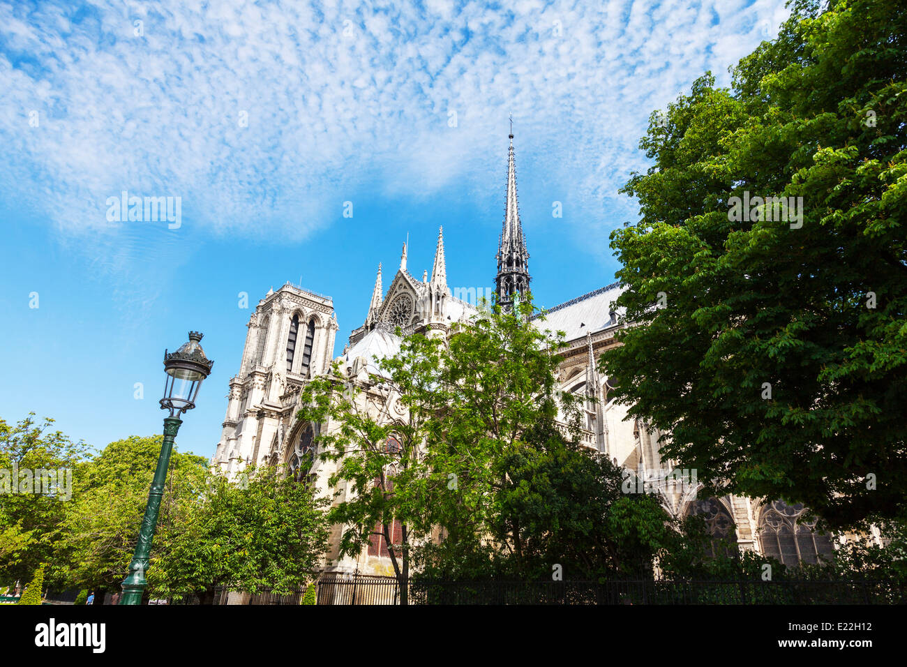 Notre Dame de Paris; La Cathédrale Notre-Dame de Paris Stadt Europa Europäische destination Stockfoto