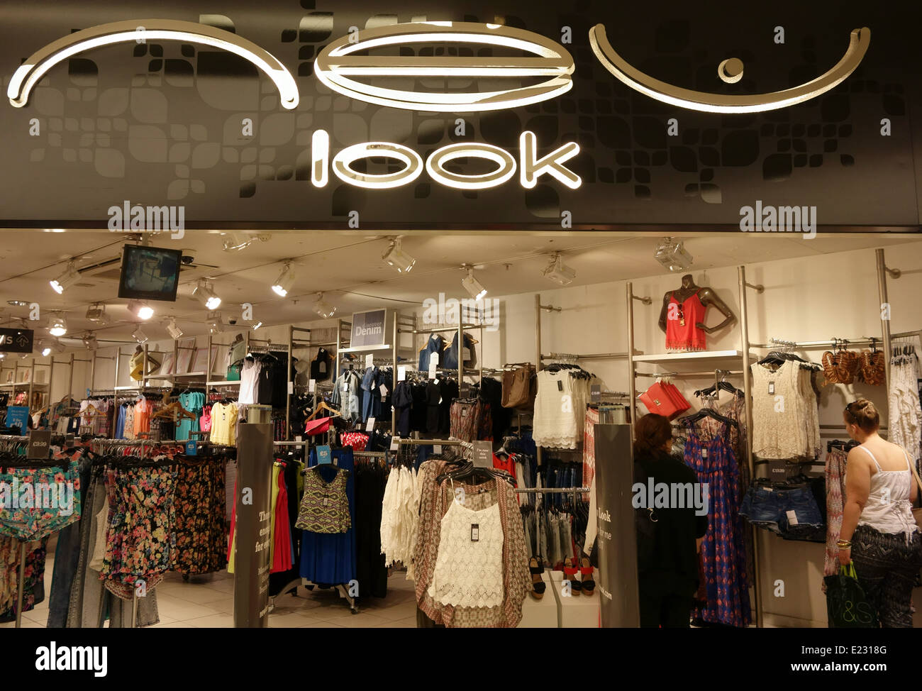 Zweig der New Look Mode-Boutiquen im Zentrum von London Stockfoto