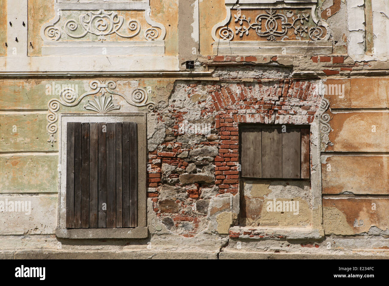 Ehemaliges Kloster Gefängnis des Klosters Vyssi Brod in die Stadt Vyssi Brod in Südböhmen, Tschechien. Stockfoto