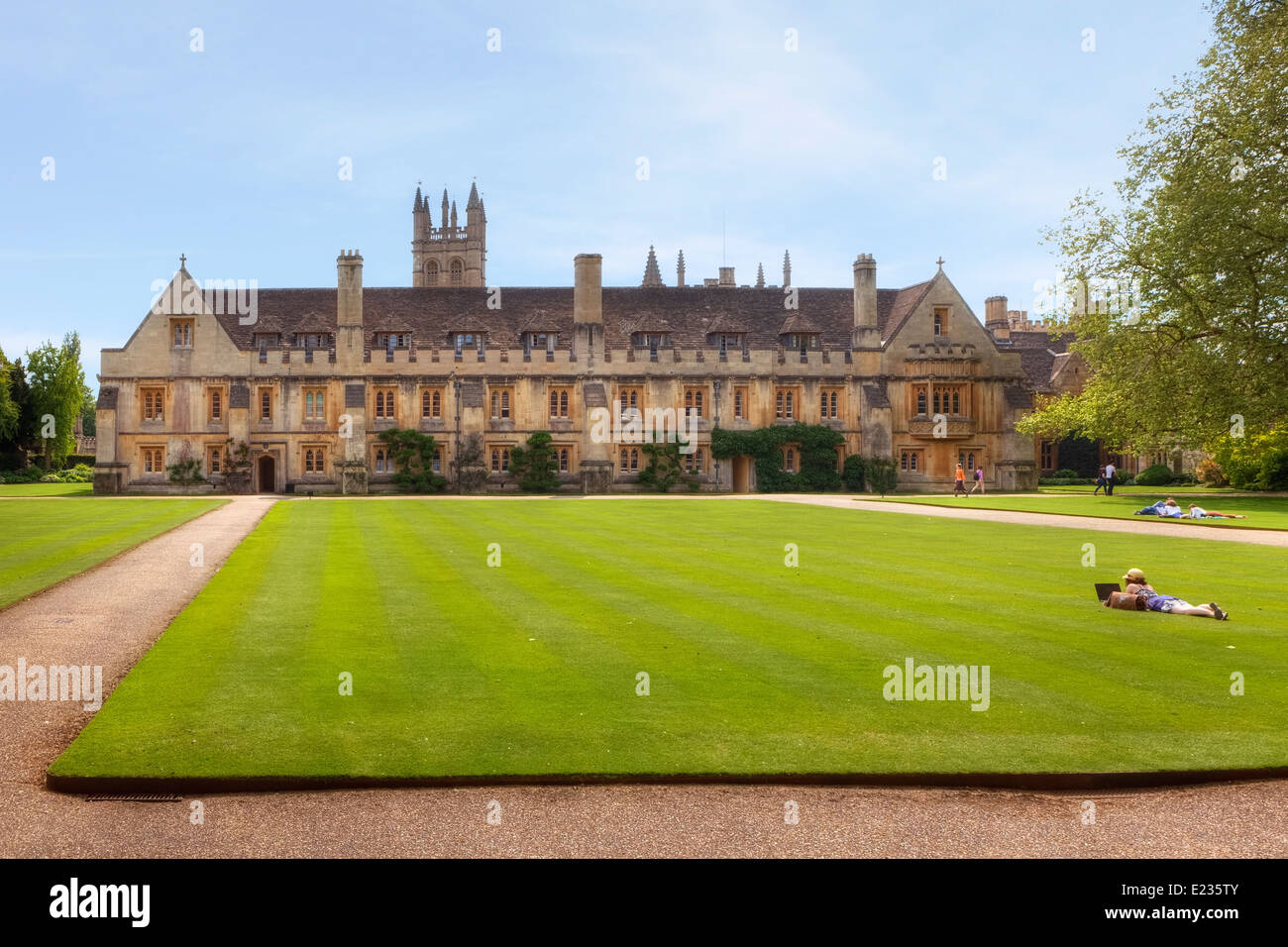 Magdalen College, Oxford, Oxfordshire, England, Vereinigtes Königreich Stockfoto