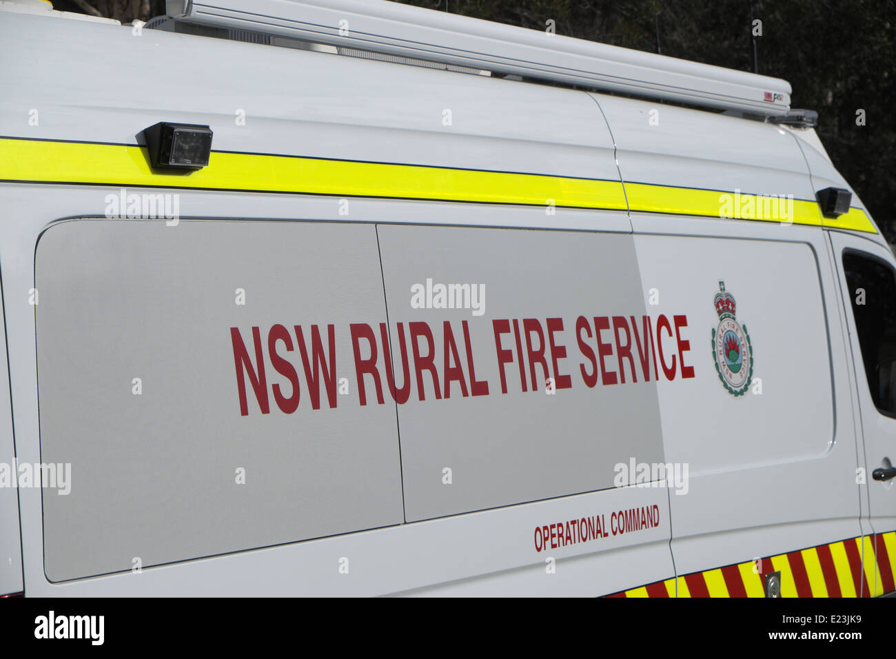 New-South.Wales NSW ländlichen Feuer Einsatzführungskommando Servicefahrzeug in Sydney, Australien Stockfoto