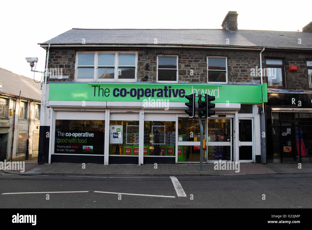 Co-Operative Penygraig Nummer 3456 Stockfoto