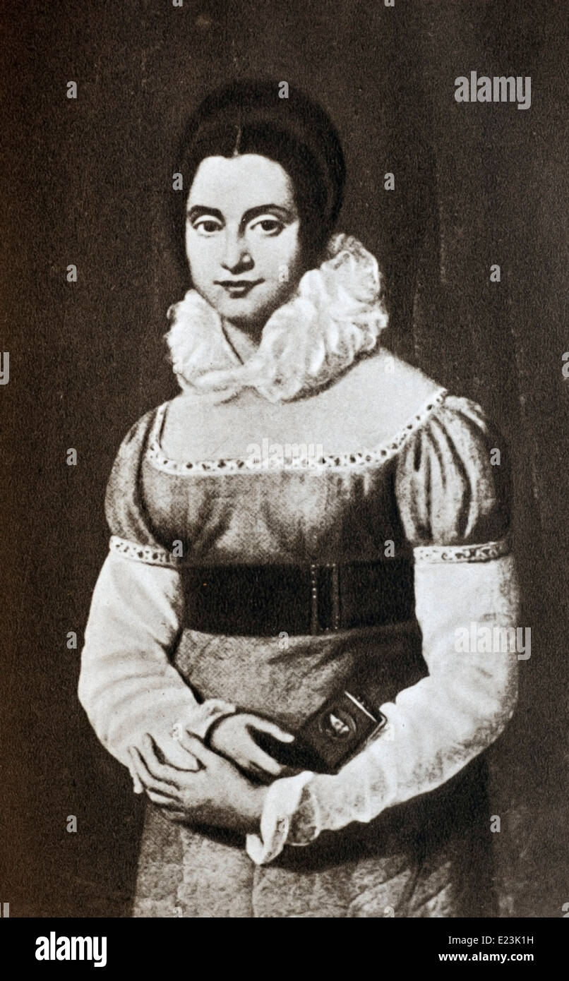 Giuditta Sidoli, geliebt von Mazzini in Genua Museo del Risorgimento Stockfoto