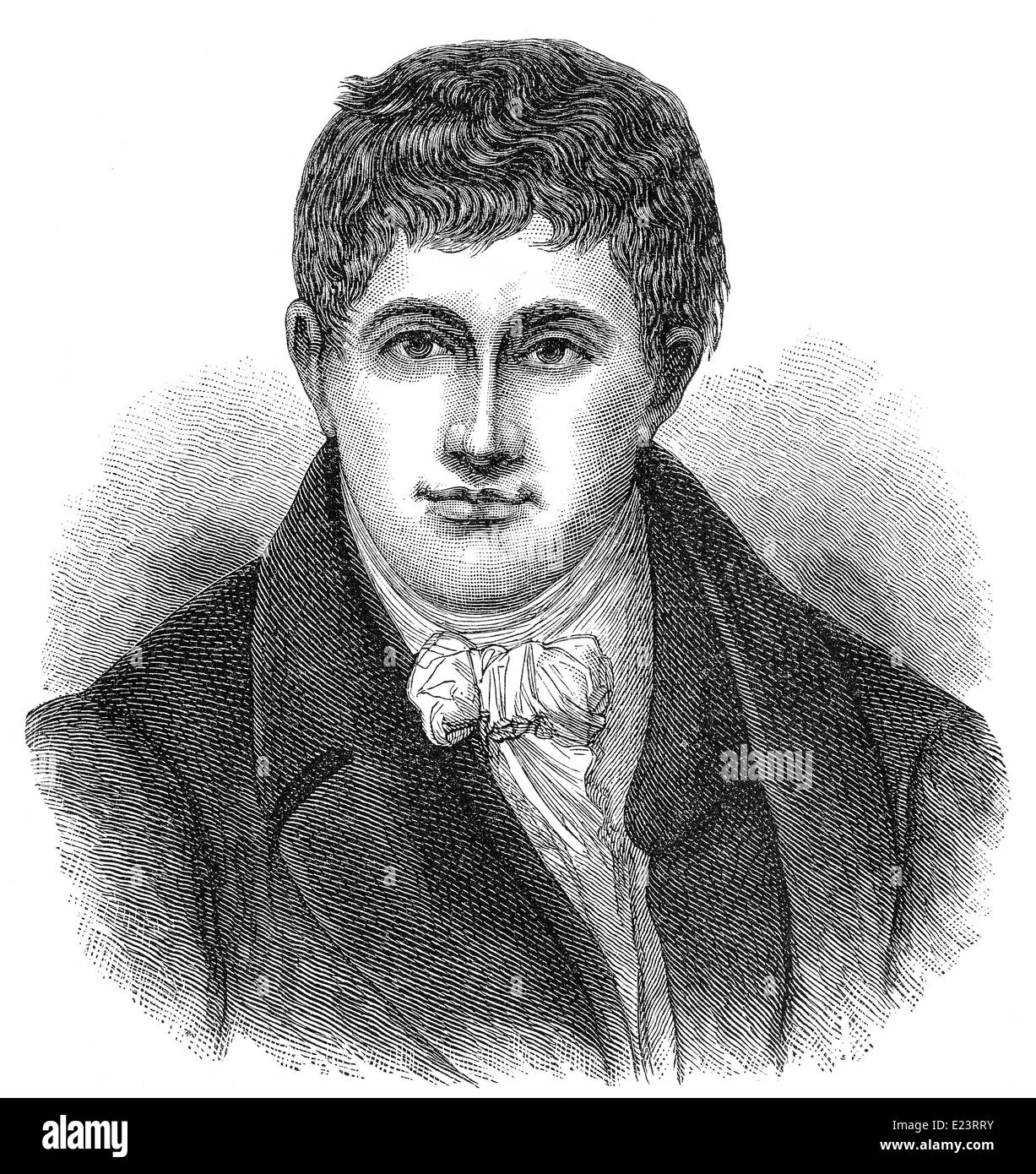 Sir Humphry Davy, 1778-1829, Cornish Chemiker und Erfinder Stockfoto