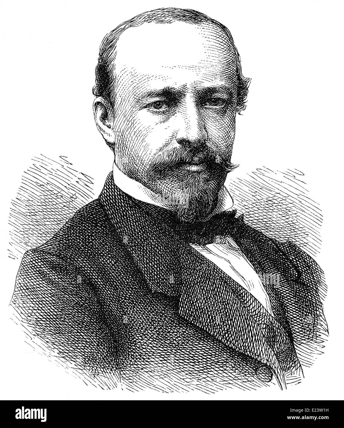 Joseph Albert, 1825-1886, ein deutscher Fotograf und Erfinder Stockfoto