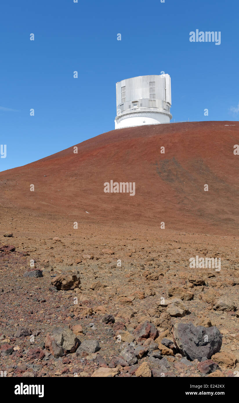 Subaru Telescope, Mauna Loa, Big Island, Hawaii, Vereinigte Staaten von Amerika. Stockfoto