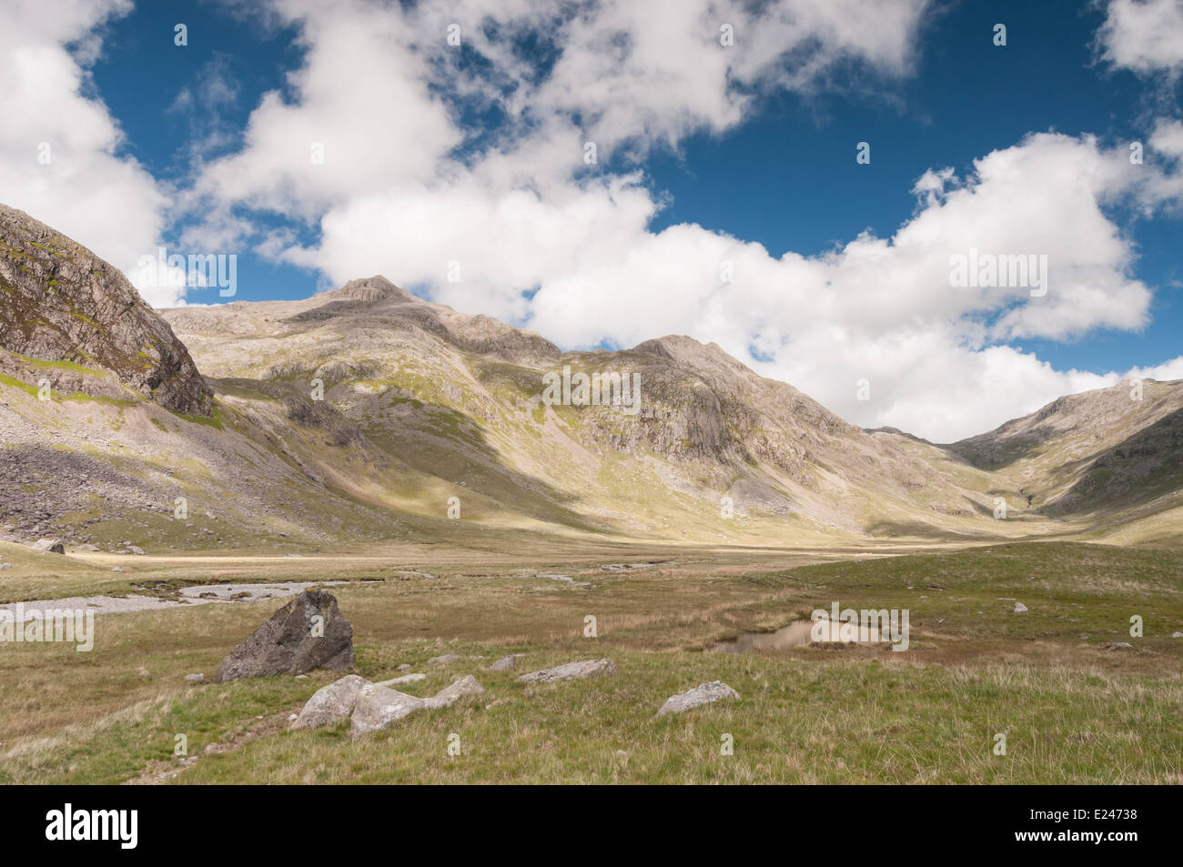 Große Moos und Scafell Pike, englischen Lake District Stockfoto