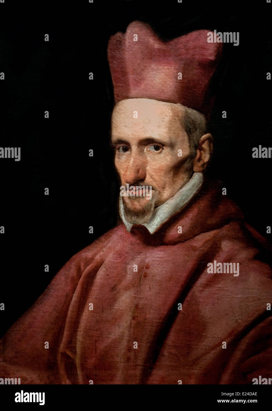 Kardinal Gaspar de Borja y Velasco Erzbischof von Toledo 17 Jahrhundert Diego Rodríguez de Silva Velazquez 1599-1660 Spanien Spanisch Stockfoto