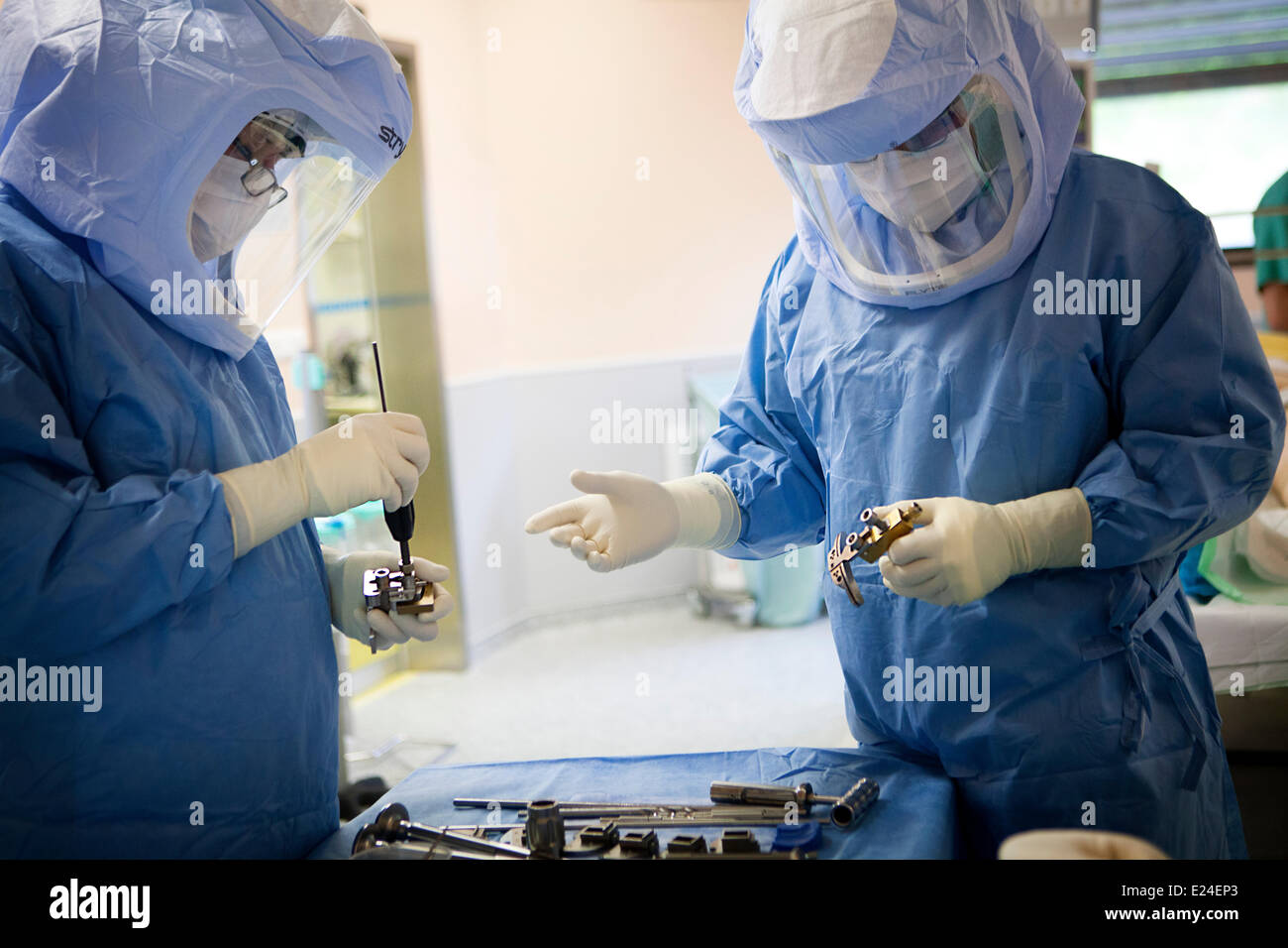 Orthopädische Chirurgie Stockfoto