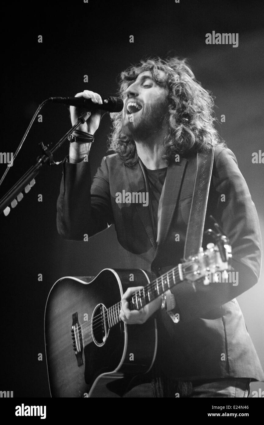 Jonathan Jeremiah beim North Sea Jazz im Hafen von Rotterdam.  Wo: Rotterdam, Niederlande bei: 14. Juli 2013 Stockfoto