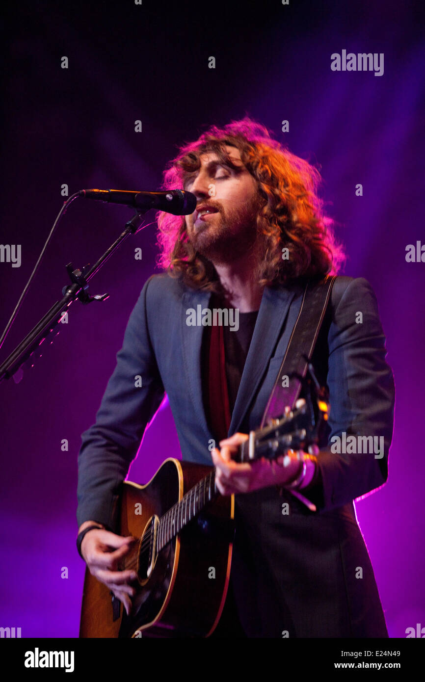 Jonathan Jeremiah beim North Sea Jazz im Hafen von Rotterdam.  Wo: Rotterdam, Niederlande bei: 14. Juli 2013 Stockfoto