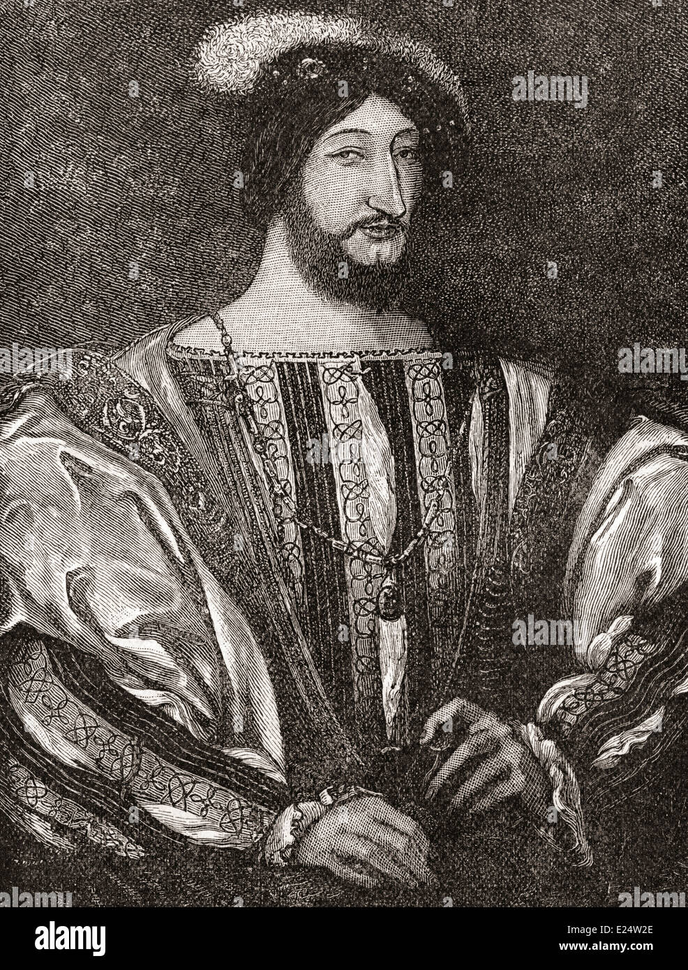 Francis I, 1494 – 1547. König von Frankreich. Stockfoto