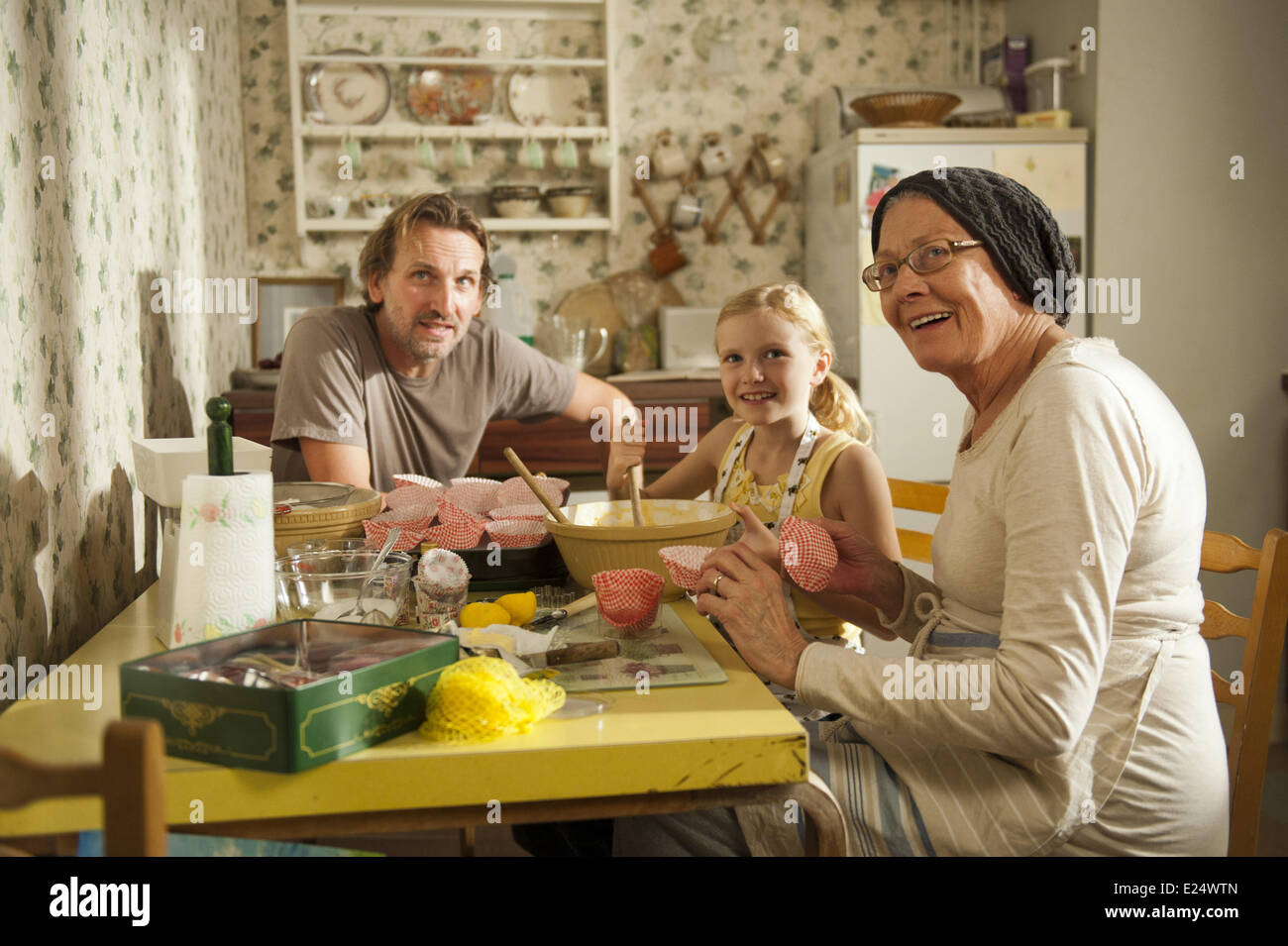 Film stills von kommenden Komödie-Drama "Song for Marion" aka "Unvollendete Lied" (2012). Paul Andrew Williams mit Regie: Christopher Eccleston, Orla Hill, Vanessa Redgrave wo: Vereinigtes Königreich wenn: 31. Januar 2013 Stockfoto