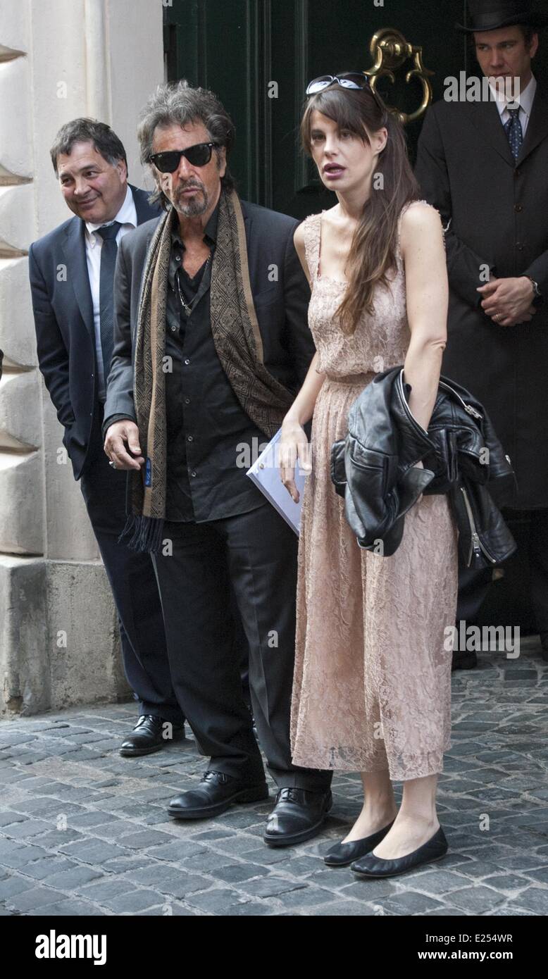 Al Pacino und Freundin Lucila Sola Tour Rom auf Urlaub mit: Al Pacino
