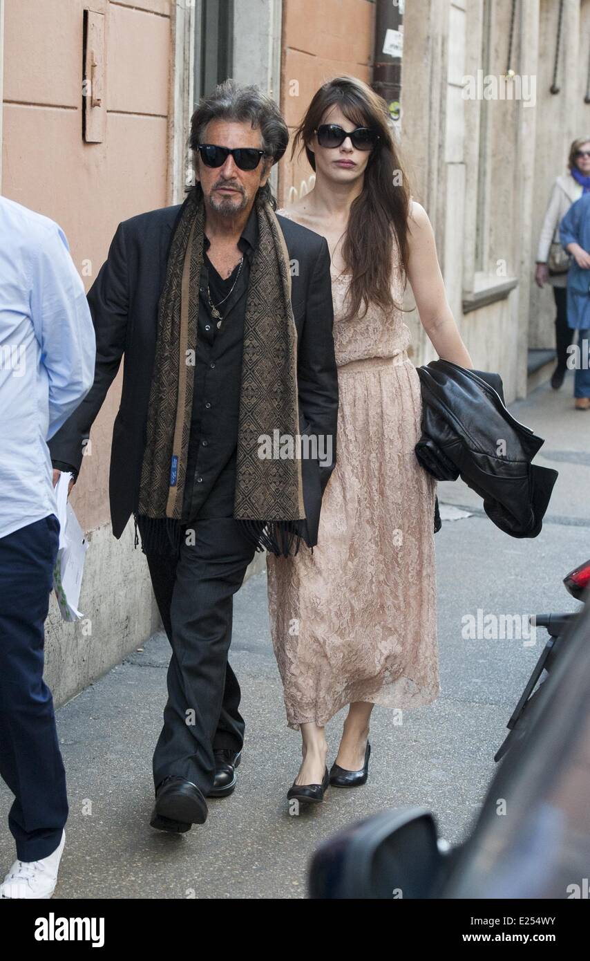 Al Pacino und Freundin Lucila Sola Tour Rom auf Urlaub mit: Al Pacino