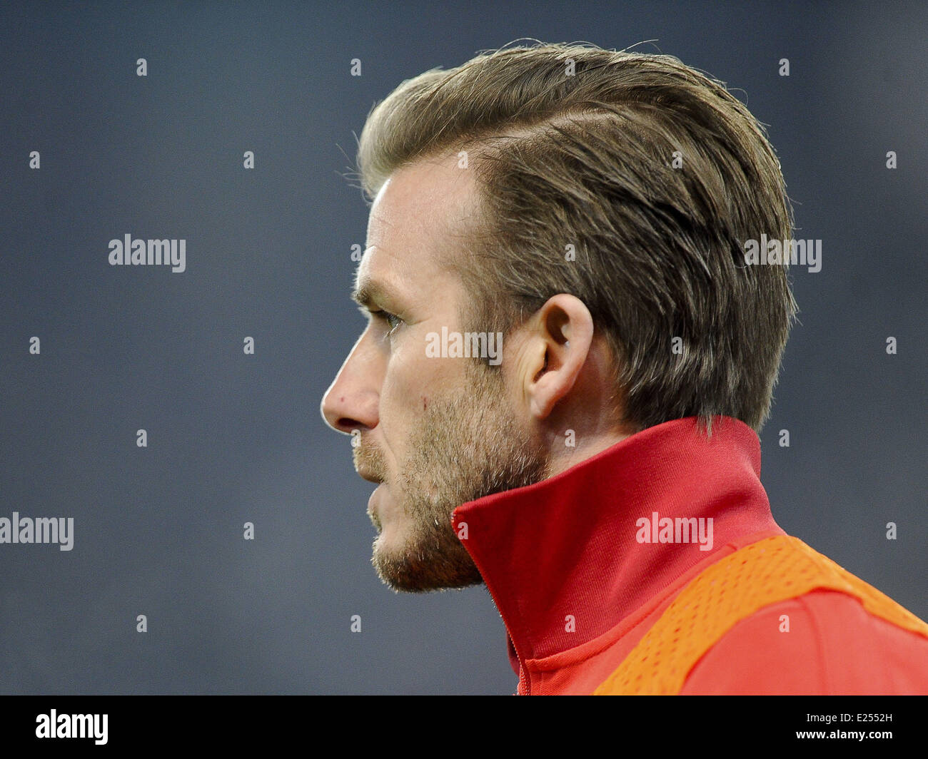 Paris Saint-Germain Vs Montpellier statt am Parc de Princes Featuring: David Beckham Where: Paris, Frankreich bei: 29 Mär 2013 Cred Stockfoto