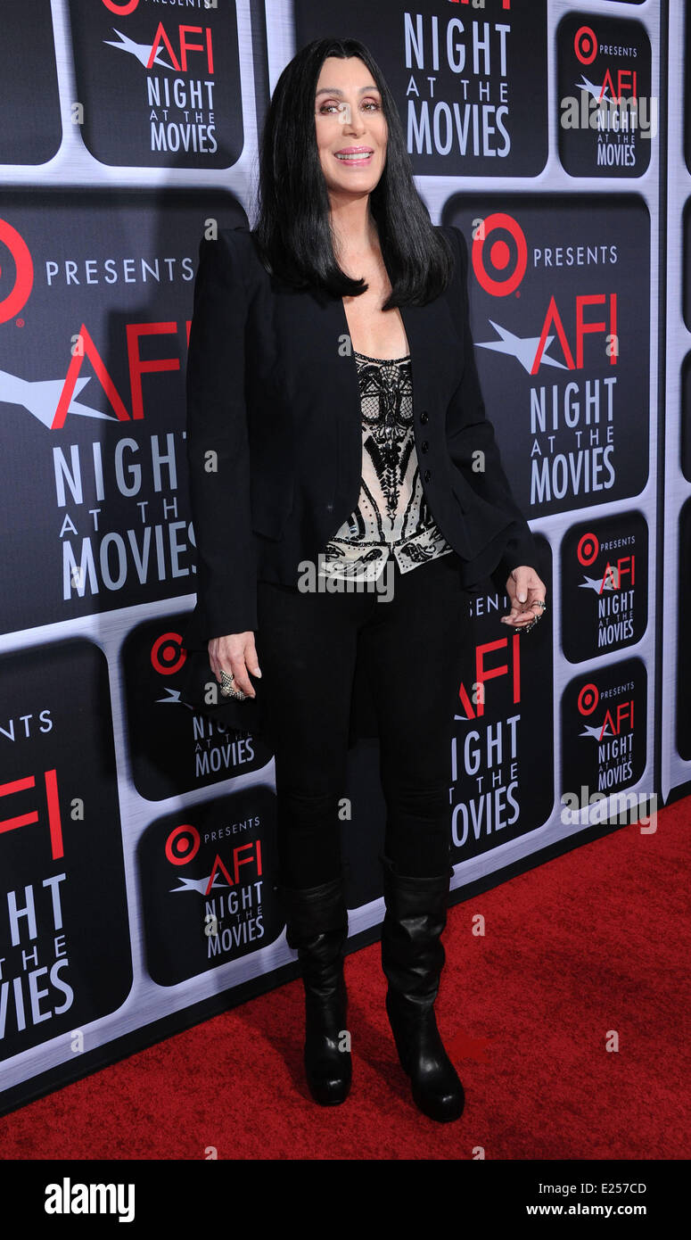 Ziel präsentiert AFI Night At The Movies abgehaltenen ArcLight Hollywood - Ankünfte Featuring: Cher wo: Los Angeles, California, Vereinigte Staaten von Amerika bei: 24. April 2013 Stockfoto