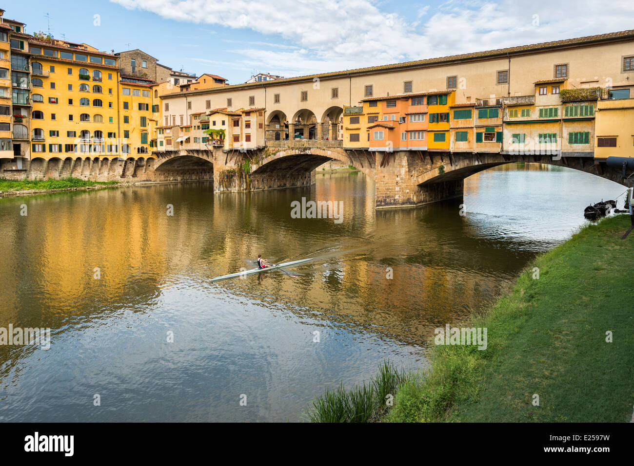 Die Ponte Vecchio Stockfoto