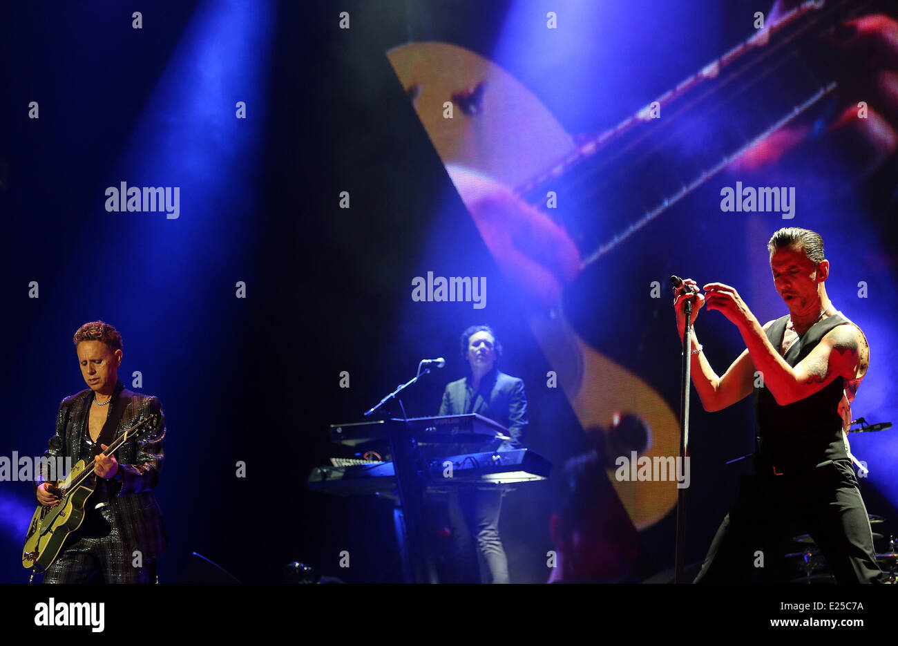 Depeche Mode führt live in der Arena Zagreb Featuring: Dave Gahan, Depeche Modus wo: Zagreb 