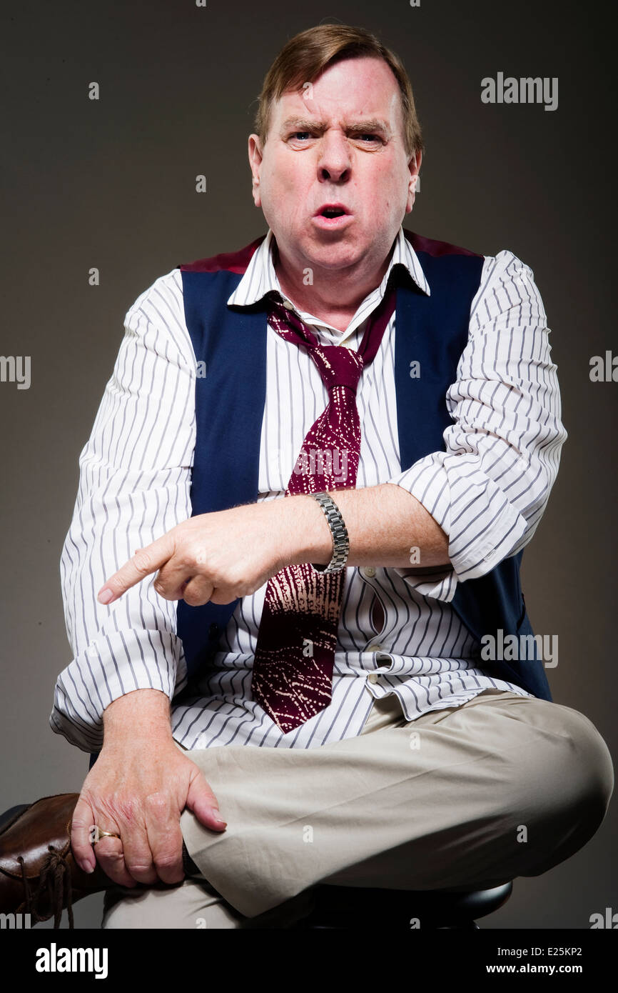 Studio-Portraits von britischer Schauspieler Timothy Spall OBE ein privat in Auftrag gegebene bisher unveröffentlichte schießen. Stockfoto