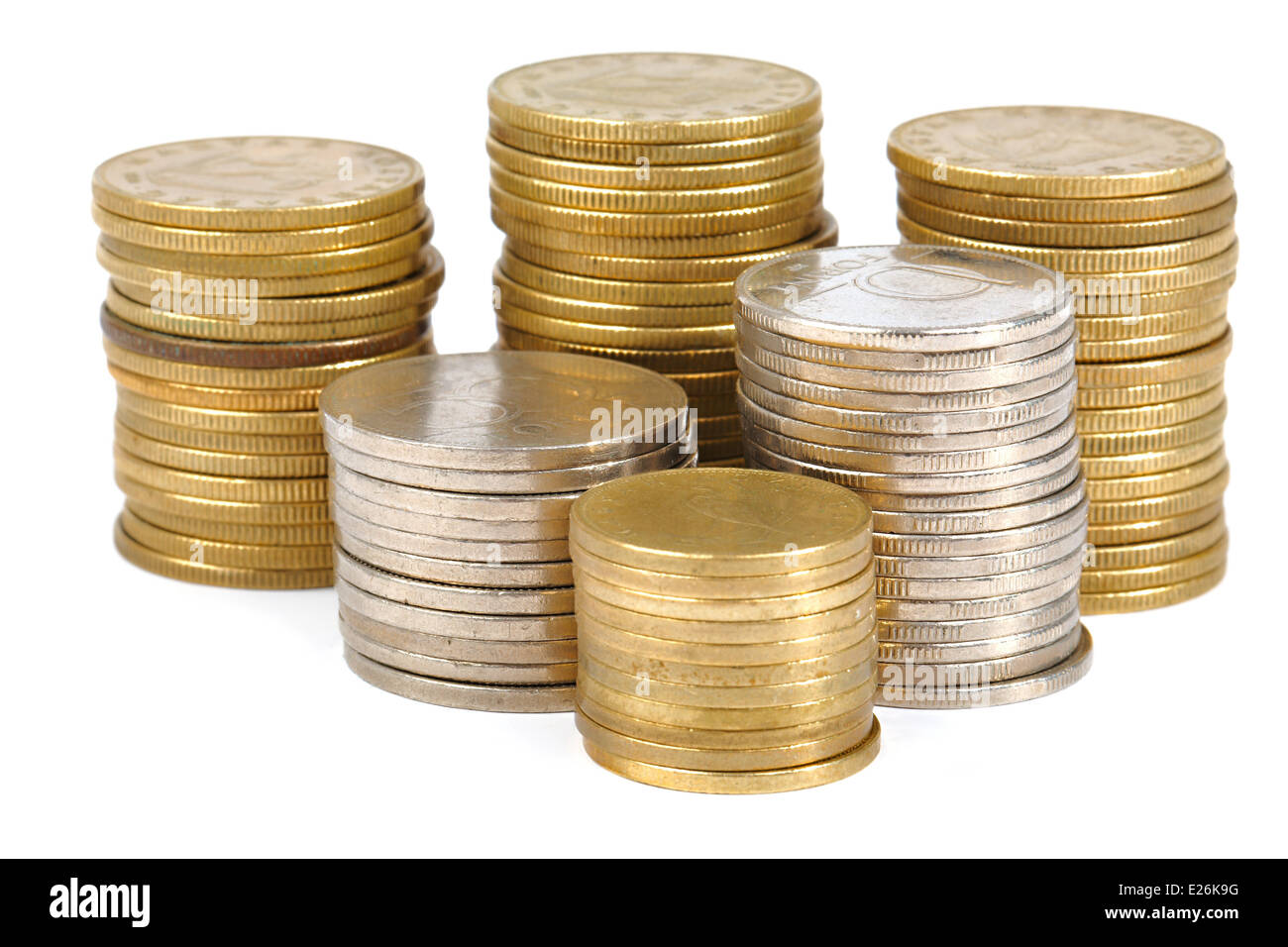 Euro-Münze Stockfoto