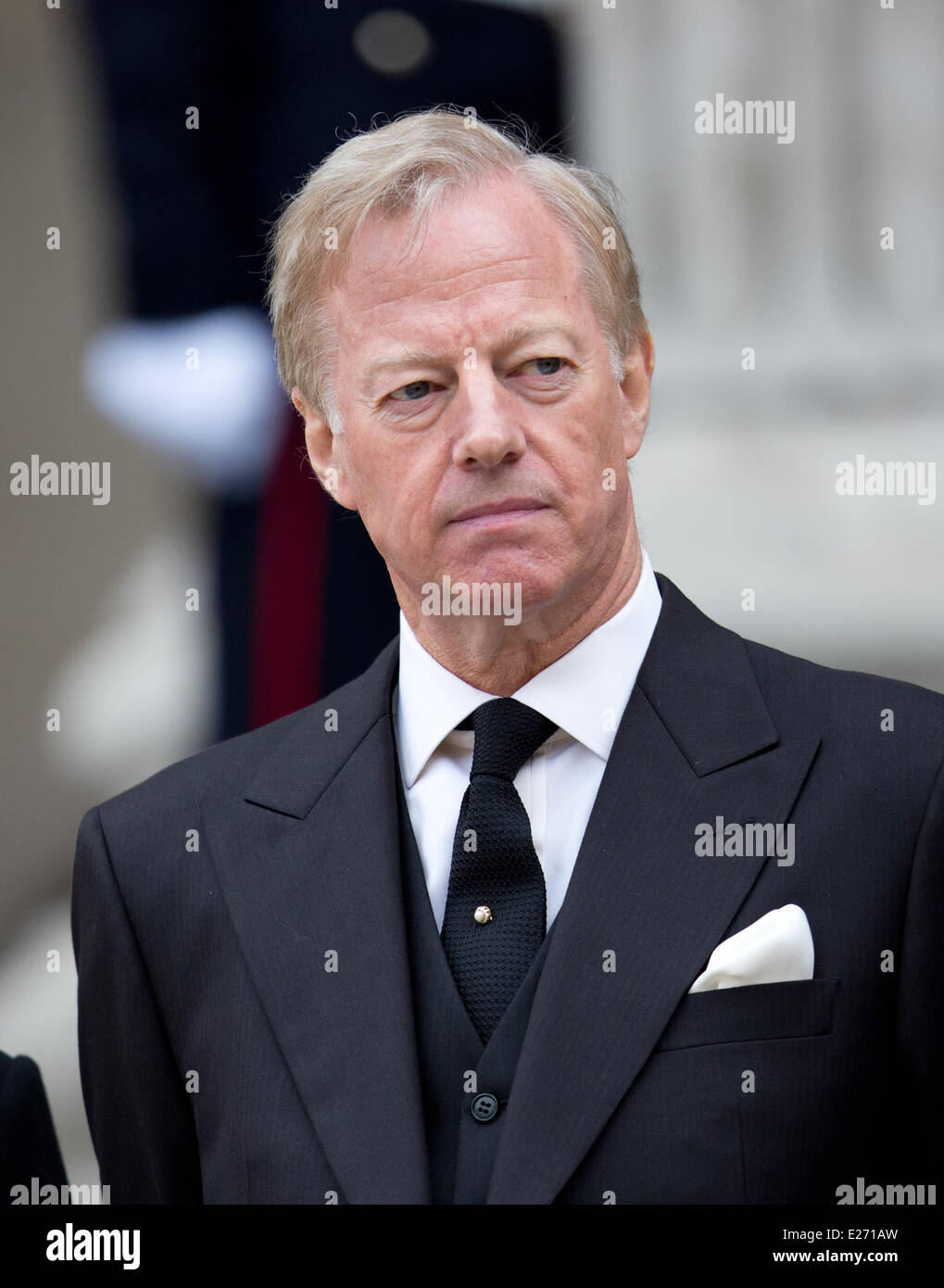 Die Beerdigung von Baroness Thatcher am St Pauls Cathedral geboren