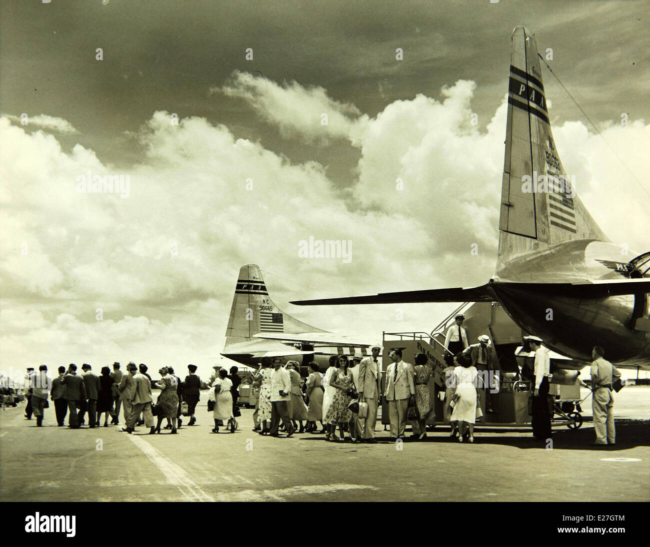 Convair/General Dynamics Anlage und Personal Stockfoto