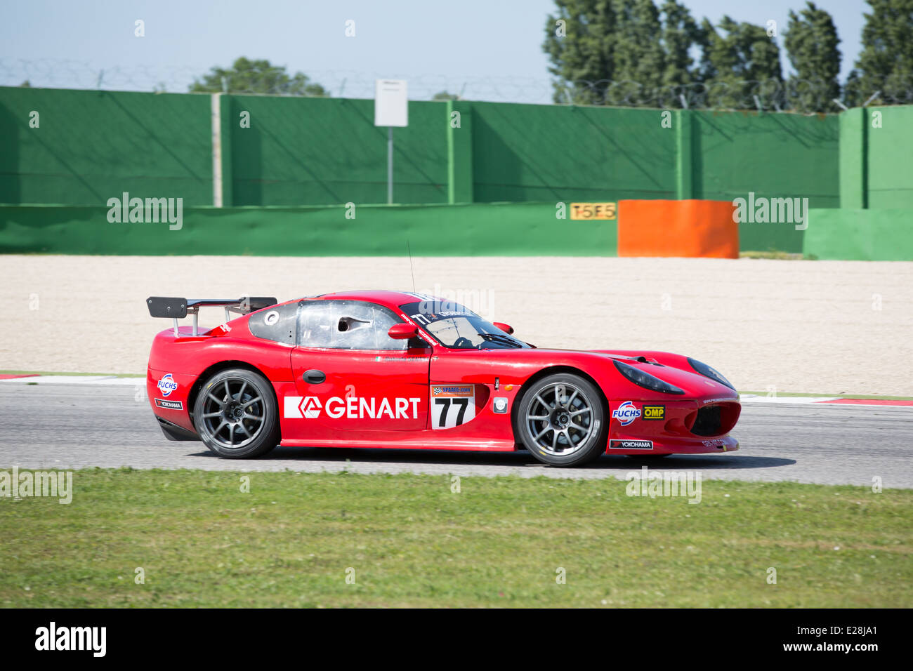 Ginetta G50 PRO of Nova Race Team, angetrieben durch GENTILI Roberto (ITA), der europäischen GT4-Serie Autorennen Stockfoto