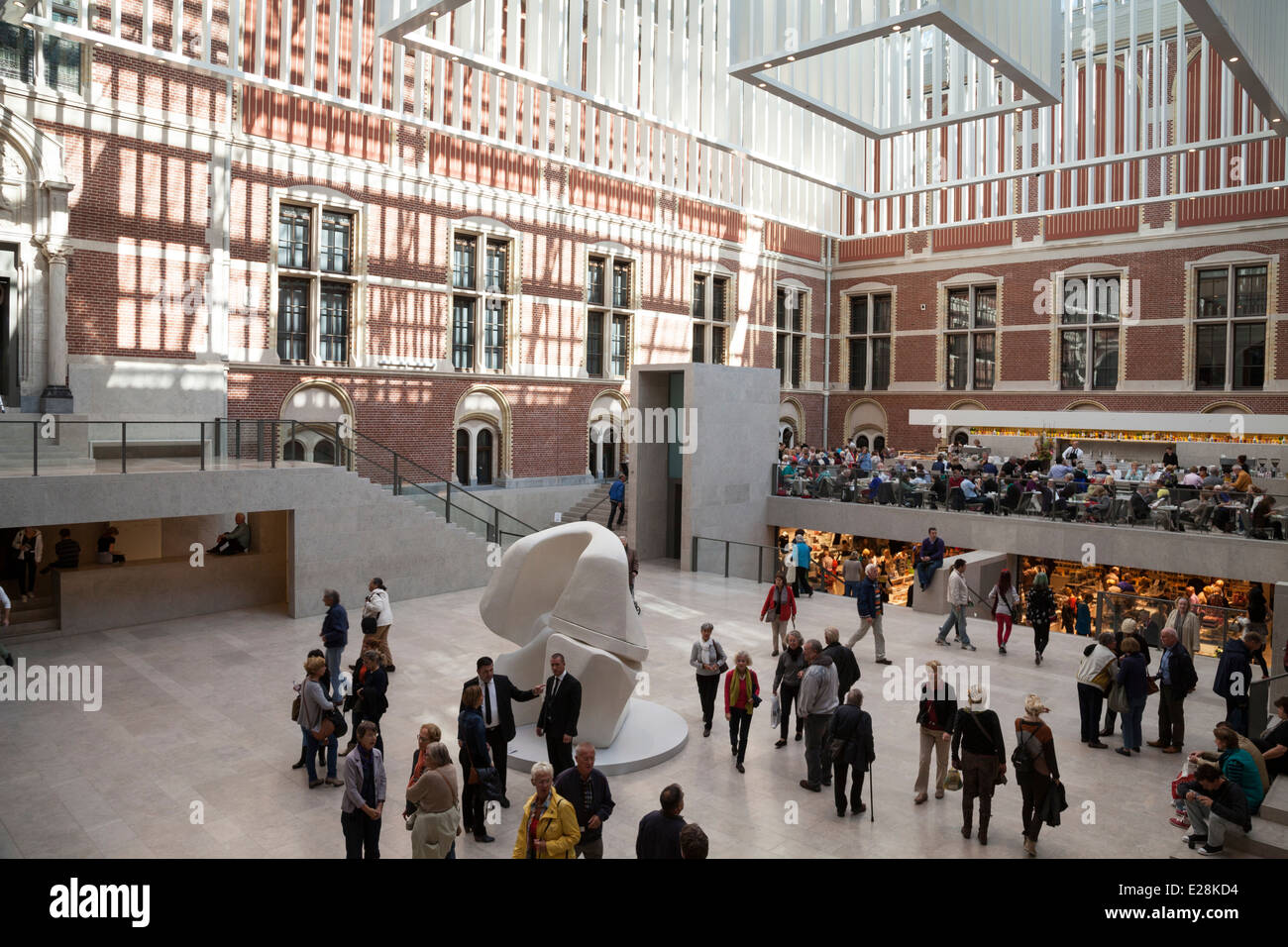Eingangshalle, Rijksmuseum, Amsterdam, Provinz Nordholland, Niederlande Stockfoto
