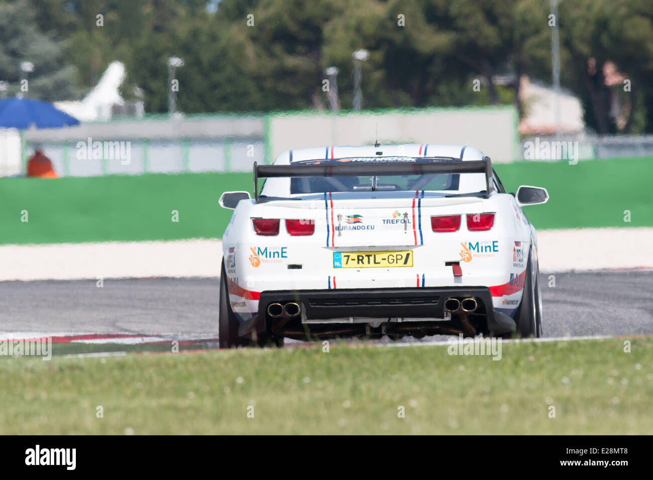 Chevrolet Camaro GT4 PRO, v8-Racing-Team, angetrieben durch VERHEUL Jan Joris (NED) und NOOREN Marcel (NED), der europäischen GT4-Serie Stockfoto