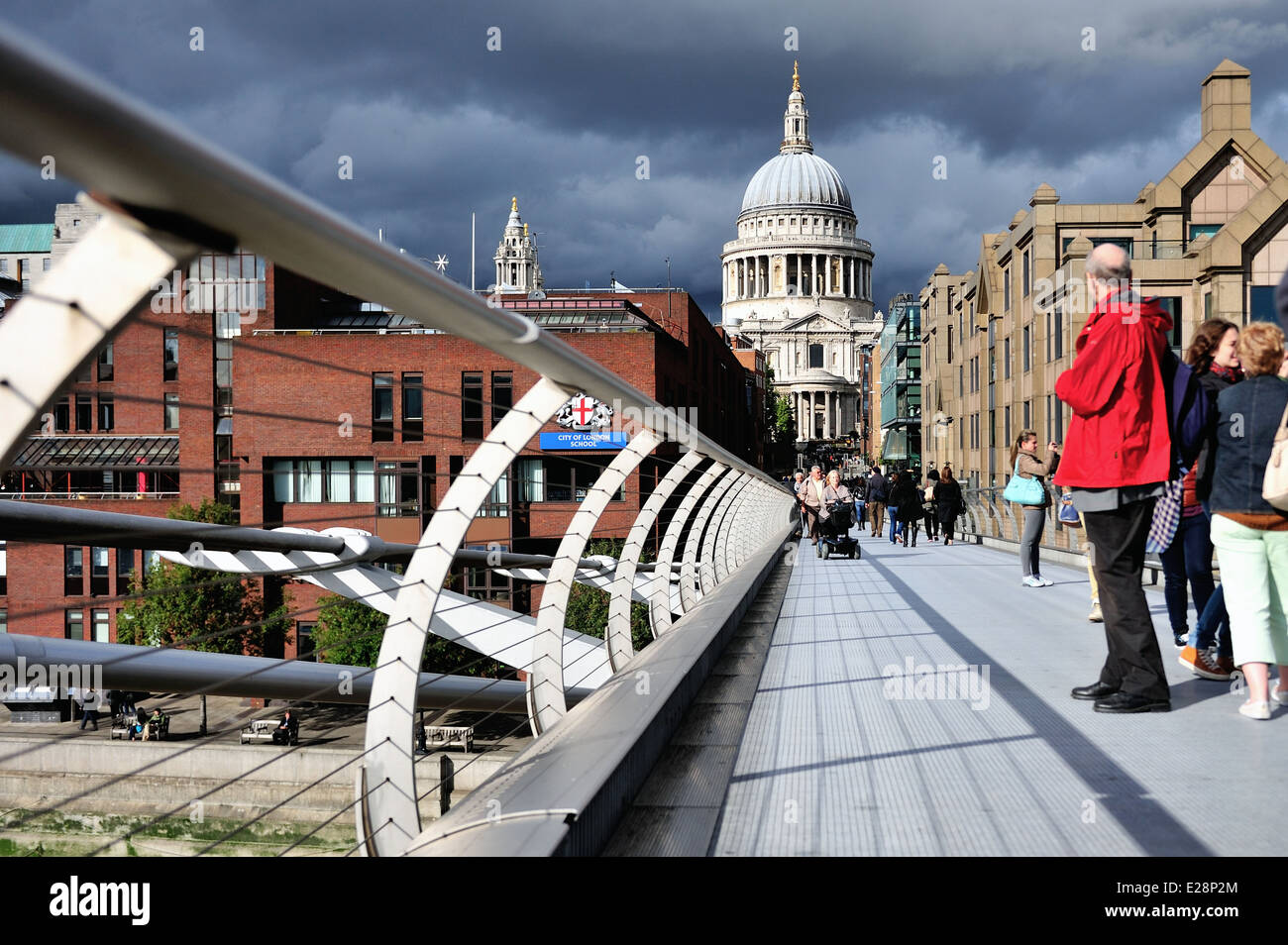 Millennium Bridge, London Stockfoto