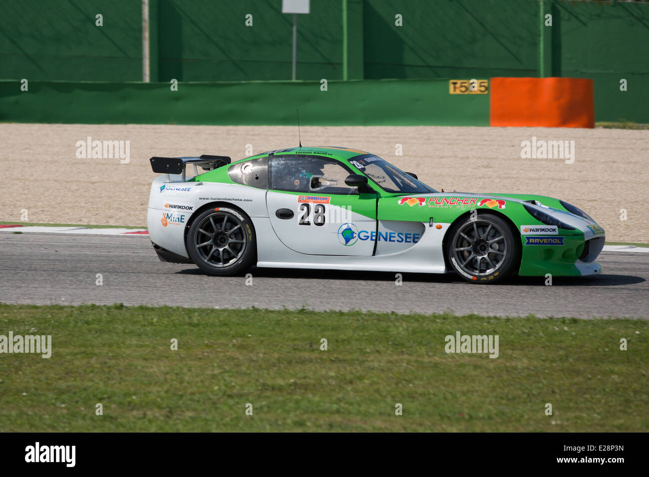 Ginetta G50 PRO des Genesee Reflex Racing Teams, angetrieben von Sekunden Luciano (GBR) und VIVIAN Marcos (ESP), der europäischen GT4-Serie Stockfoto