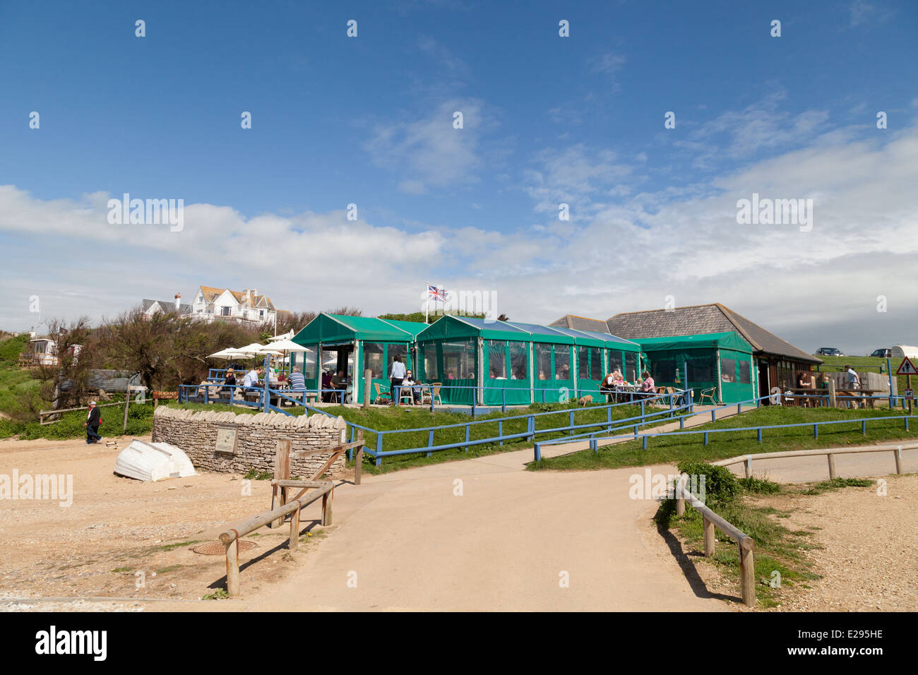 Hive Beach Cafe, Burton Bradstock, Dorset England UK Stockfoto