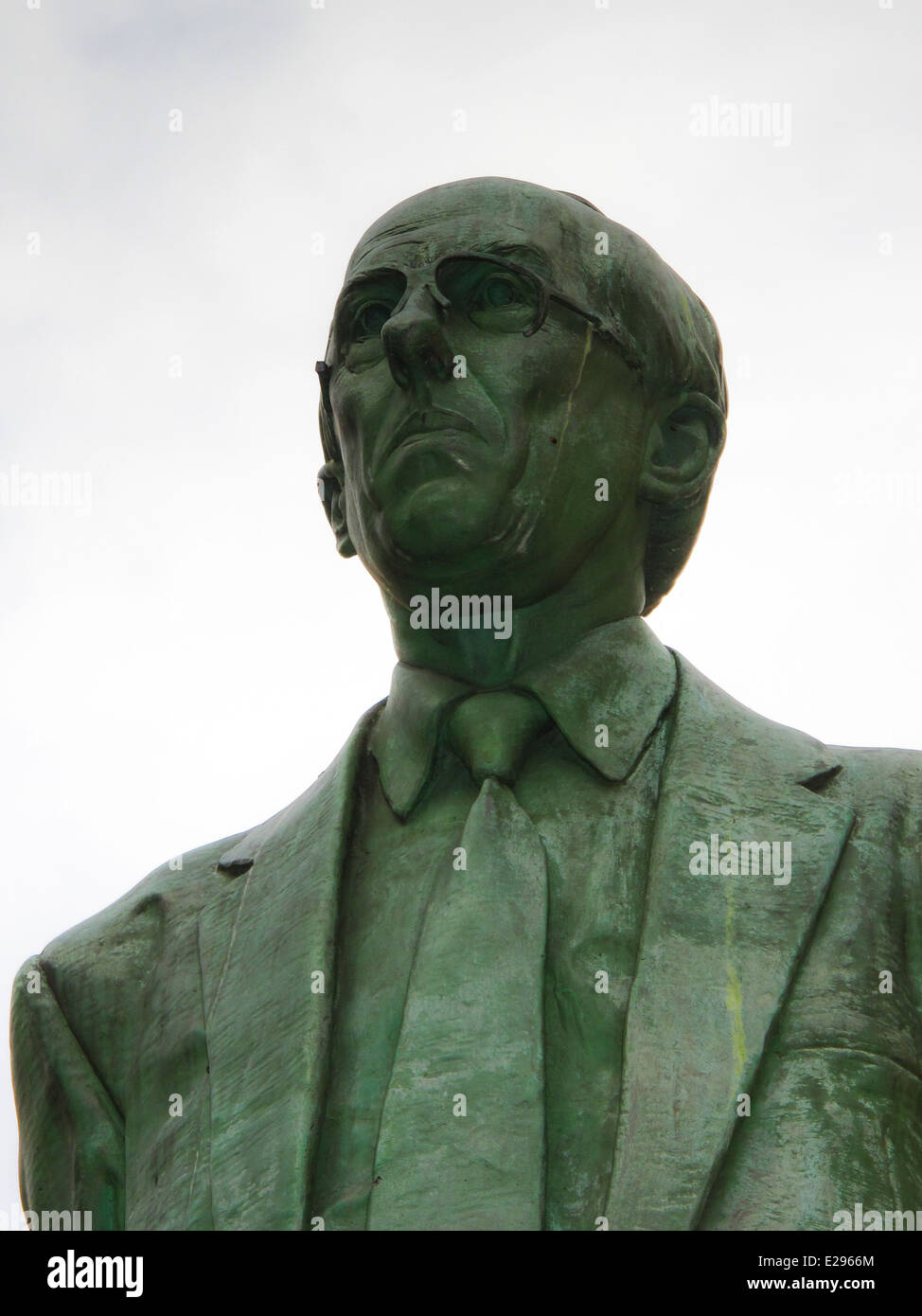 Donald Dewar Statue Buchanan Street Glasgow hautnah Stockfoto