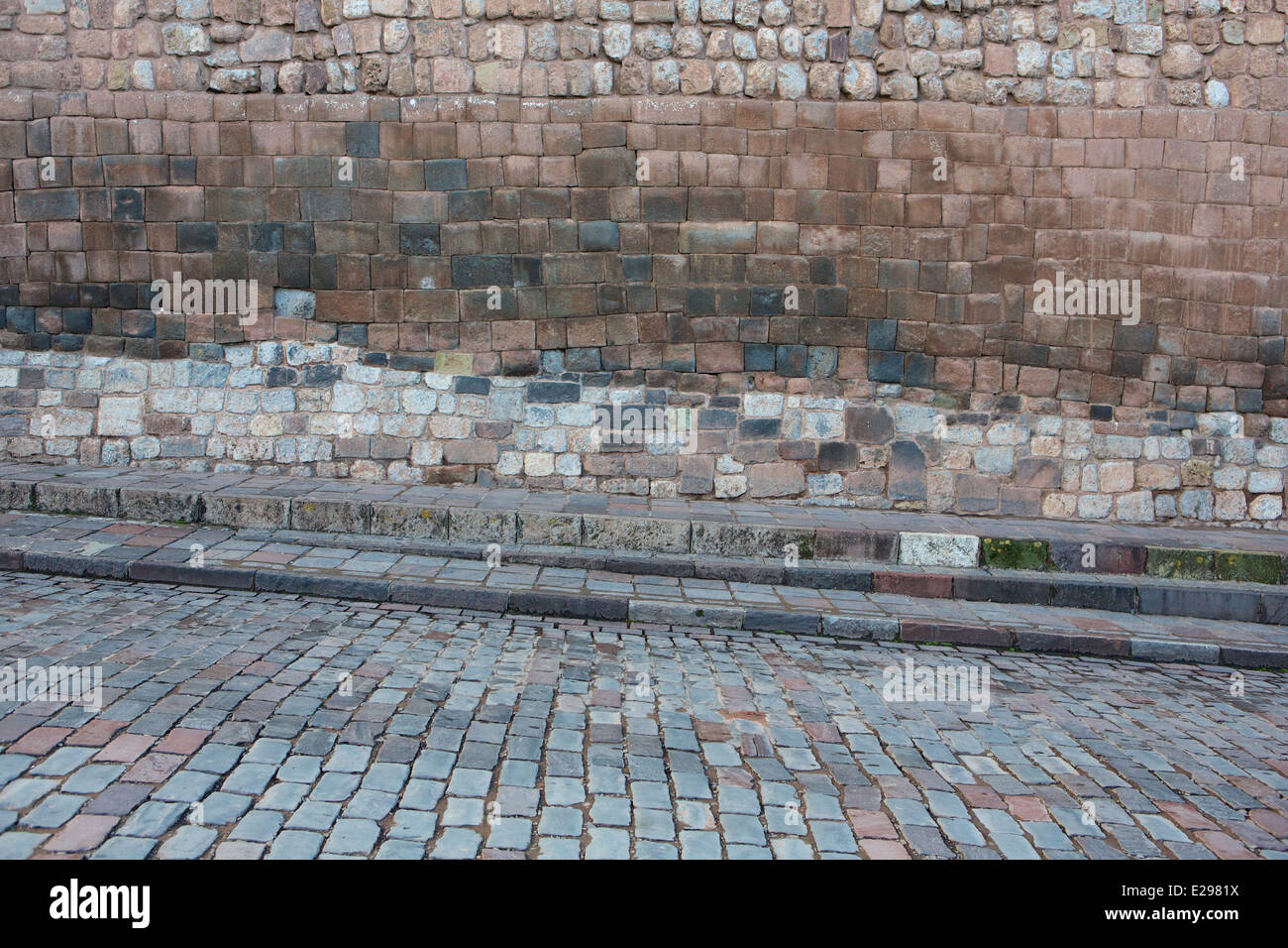 Ein ziemlich Straßenszene in Cusco, Peru, dem alten Sitz des Inka-Reiches hoch in den Anden. Stockfoto Ein ziemlich Straßenszene in Cusco, Peru, dem alten Sitz des Inka-Reiches hoch in den Anden. Stockfoto