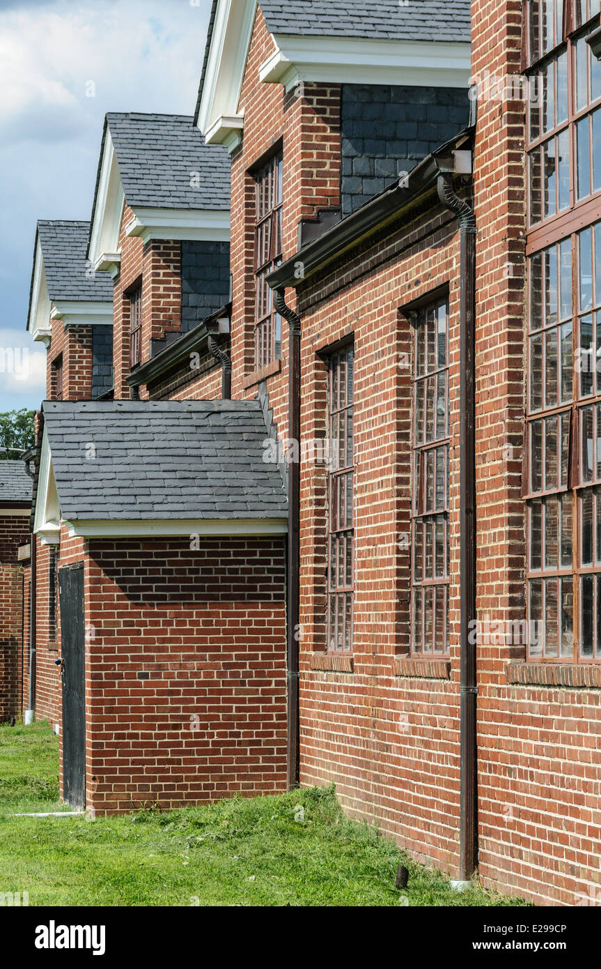 Arbeitshaus Arts Center, unsere ehemaligen Armenhaus, Lorton Besserungsanstalt, Laurel Hill, Virginia Stockfoto