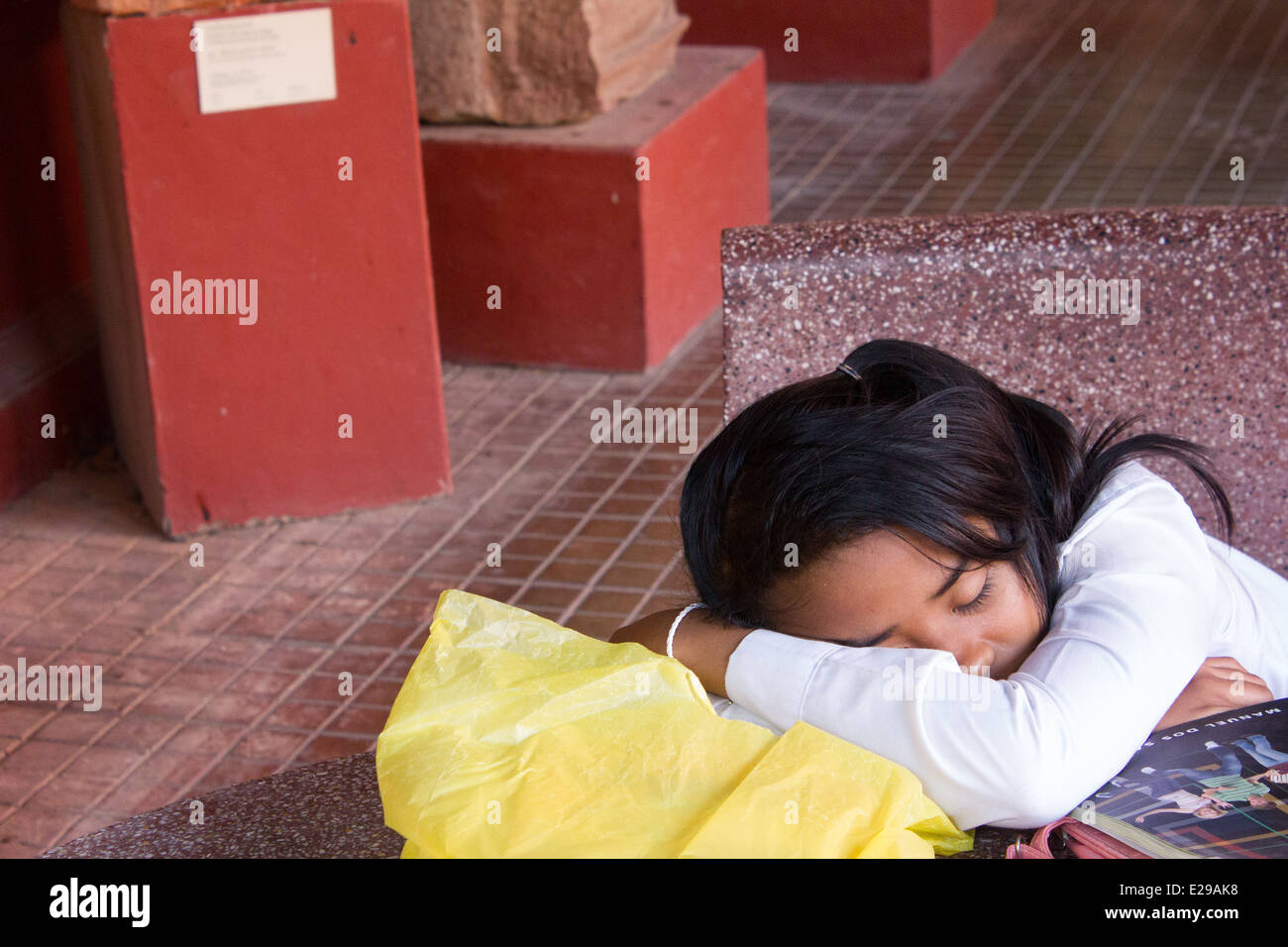 Das nationale Museum von Kambodscha in Phnom Penh ist Kambodschas größte Museum für Kulturgeschichte. Stockfoto
