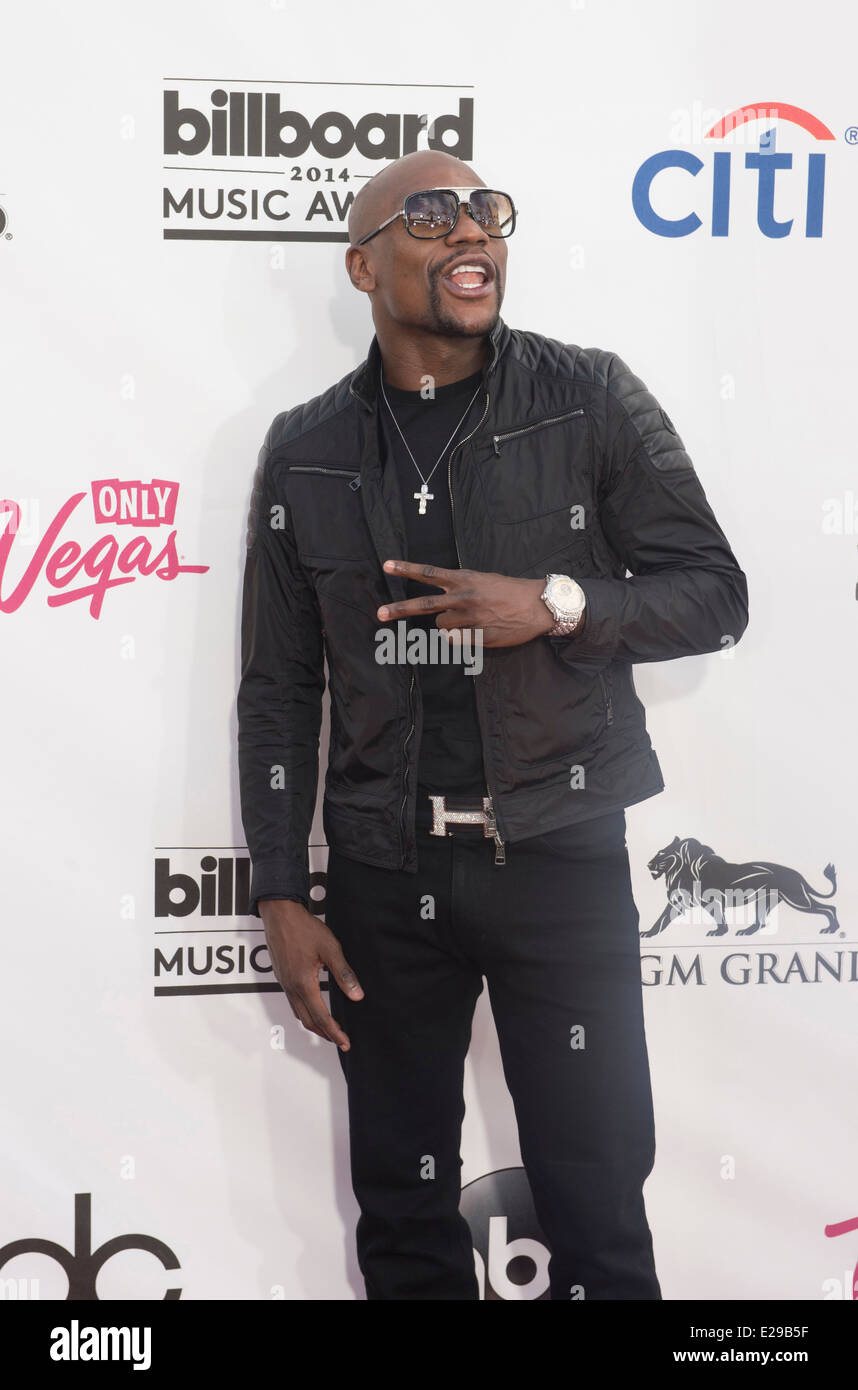 Profi-Boxer Floyd Mayweather Jr. besuchen den 2014 Billboard Music Awards in Las Vegas Stockfoto