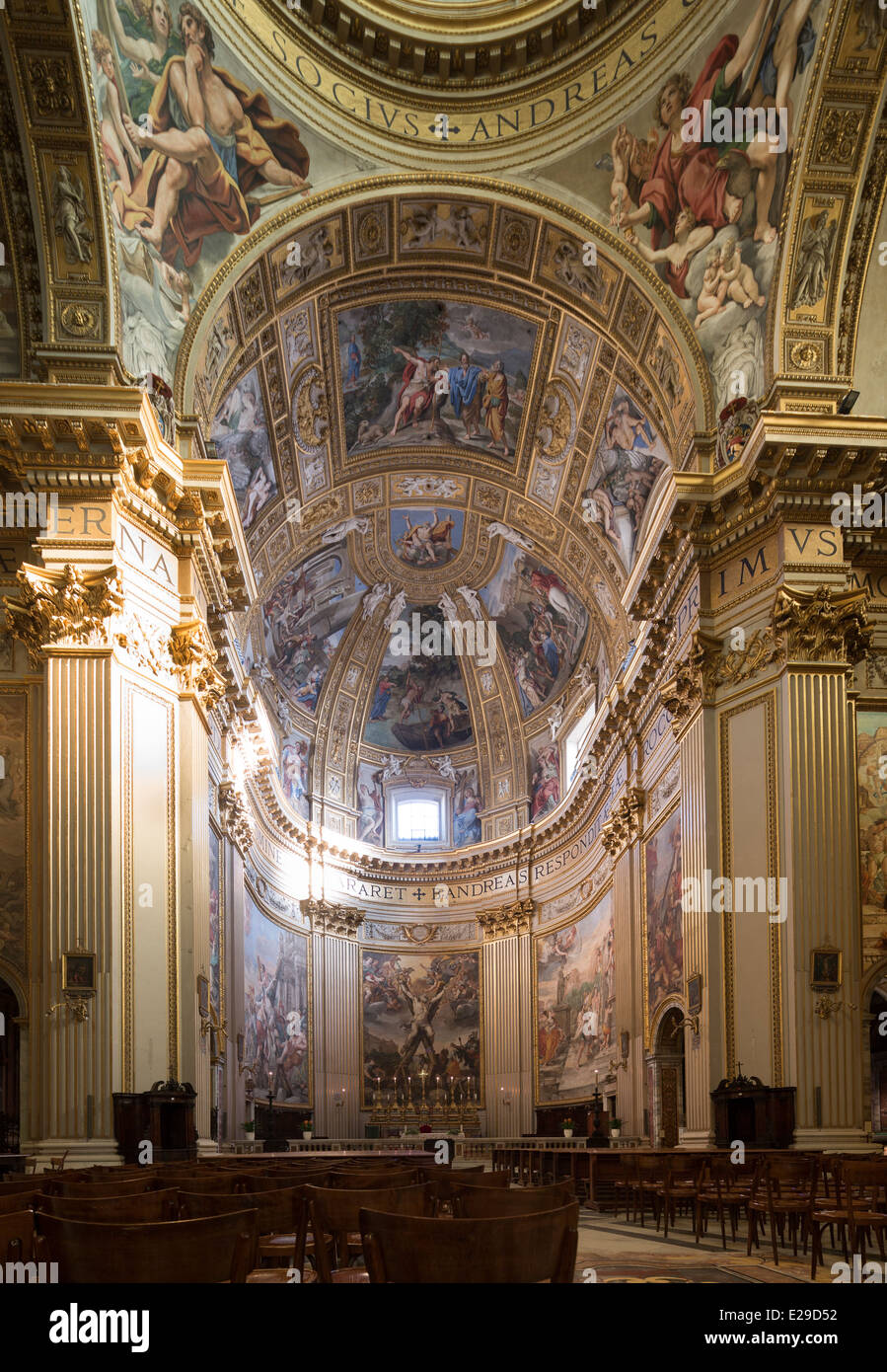 Apsis, Sant'Andrea della Valle Kirche, Rom, Italien Stockfoto