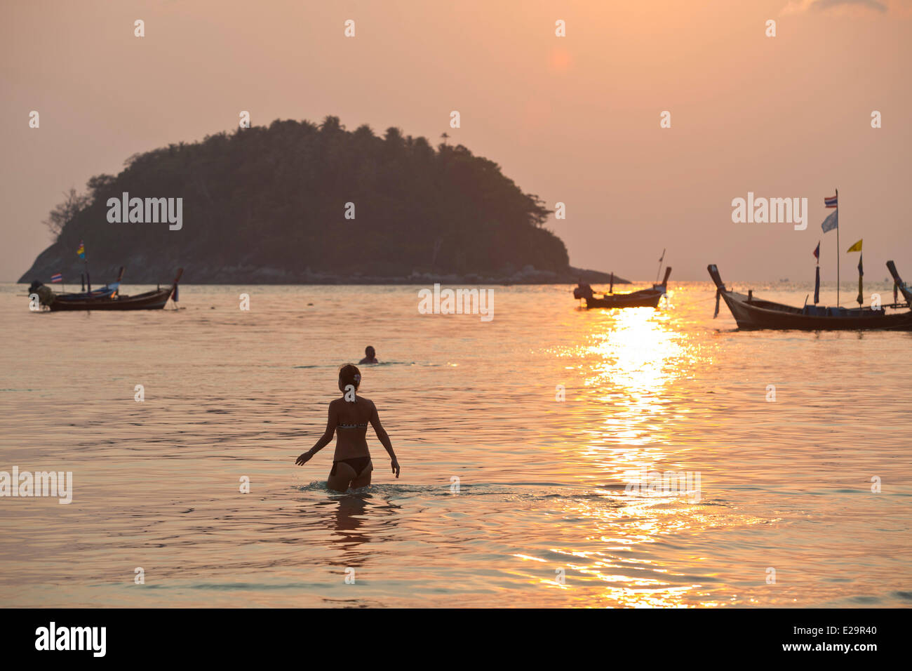 Thailand, Phuket Provinz Phuket Kata beach Stockfoto