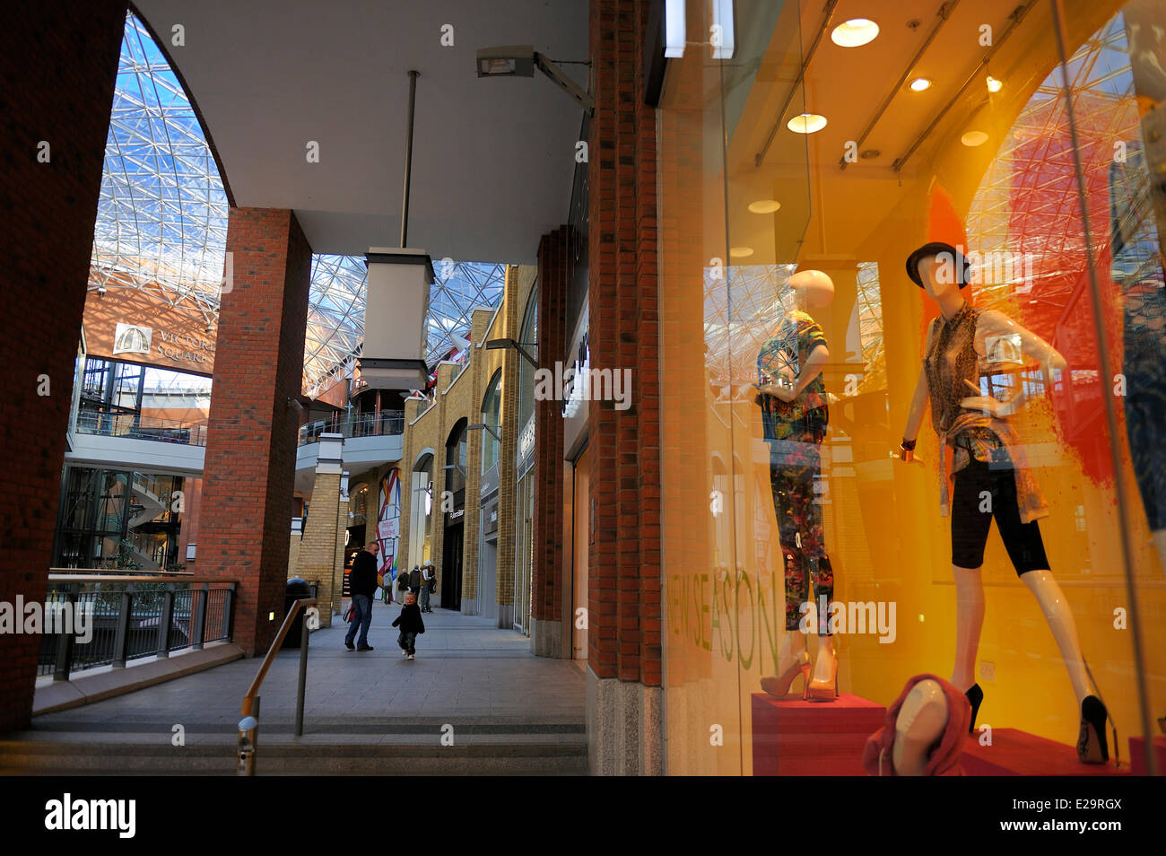 Großbritannien, Nordirland, Belfast, Victoria Square Einkaufszentrum Stockfoto